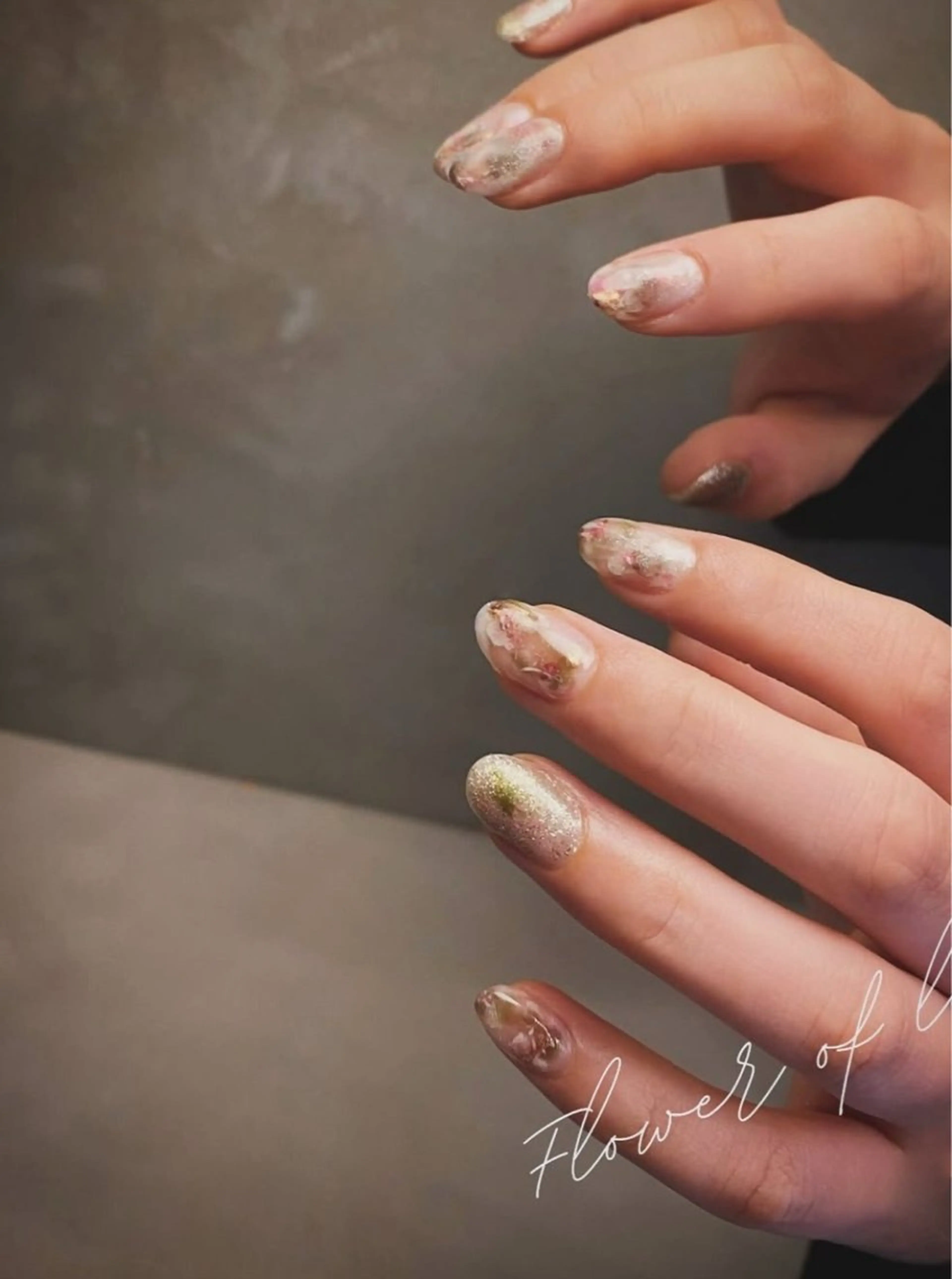 ネイル 桜ネイル フラワーネイル free hug Hiromiのネイルデザイン