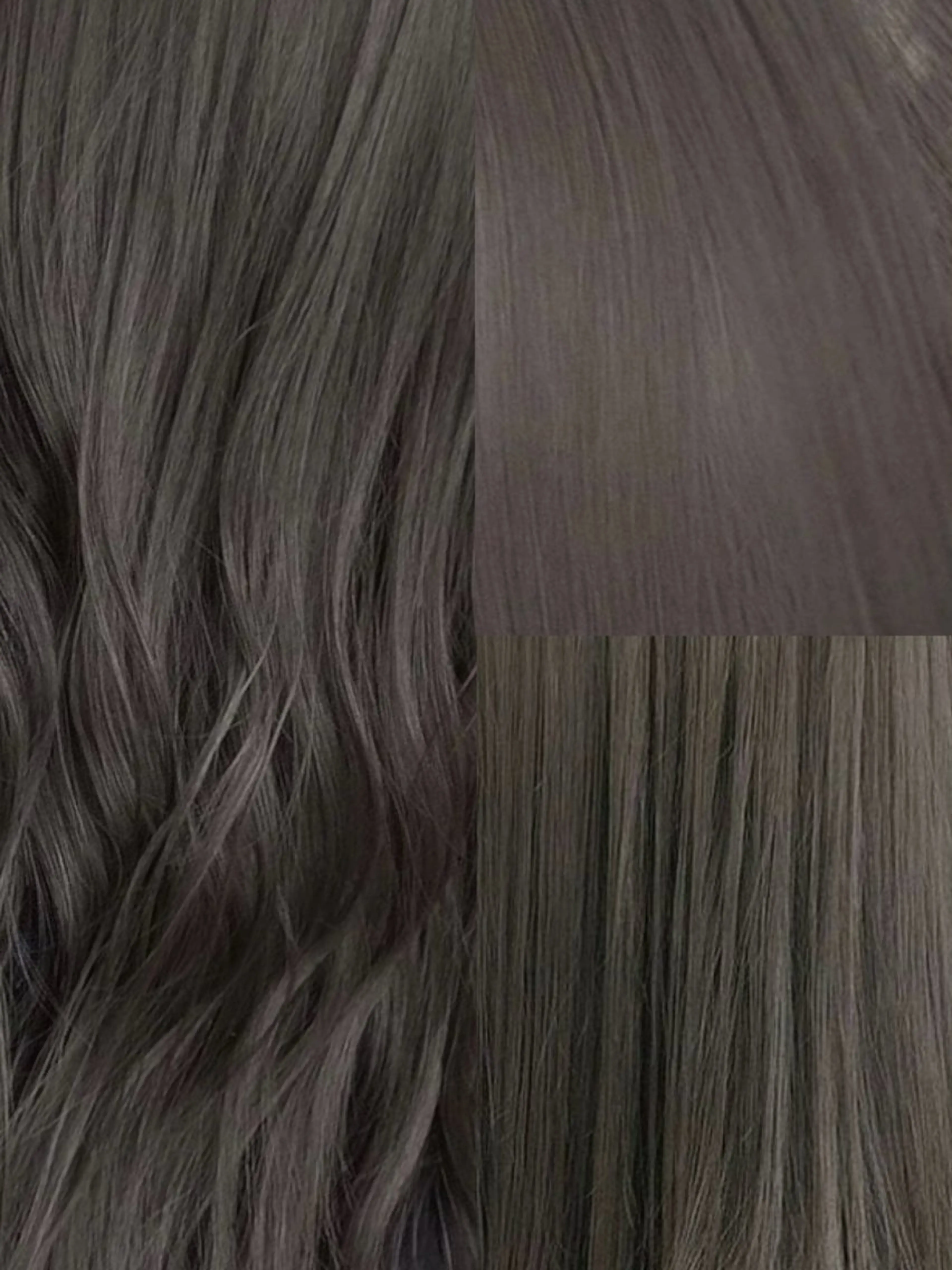 🩶大人気グレージュ🩶ブリーチ（1回）＋オンカラー+2ステップトリートメント💎✨ケアブリーチ＋3000の写真