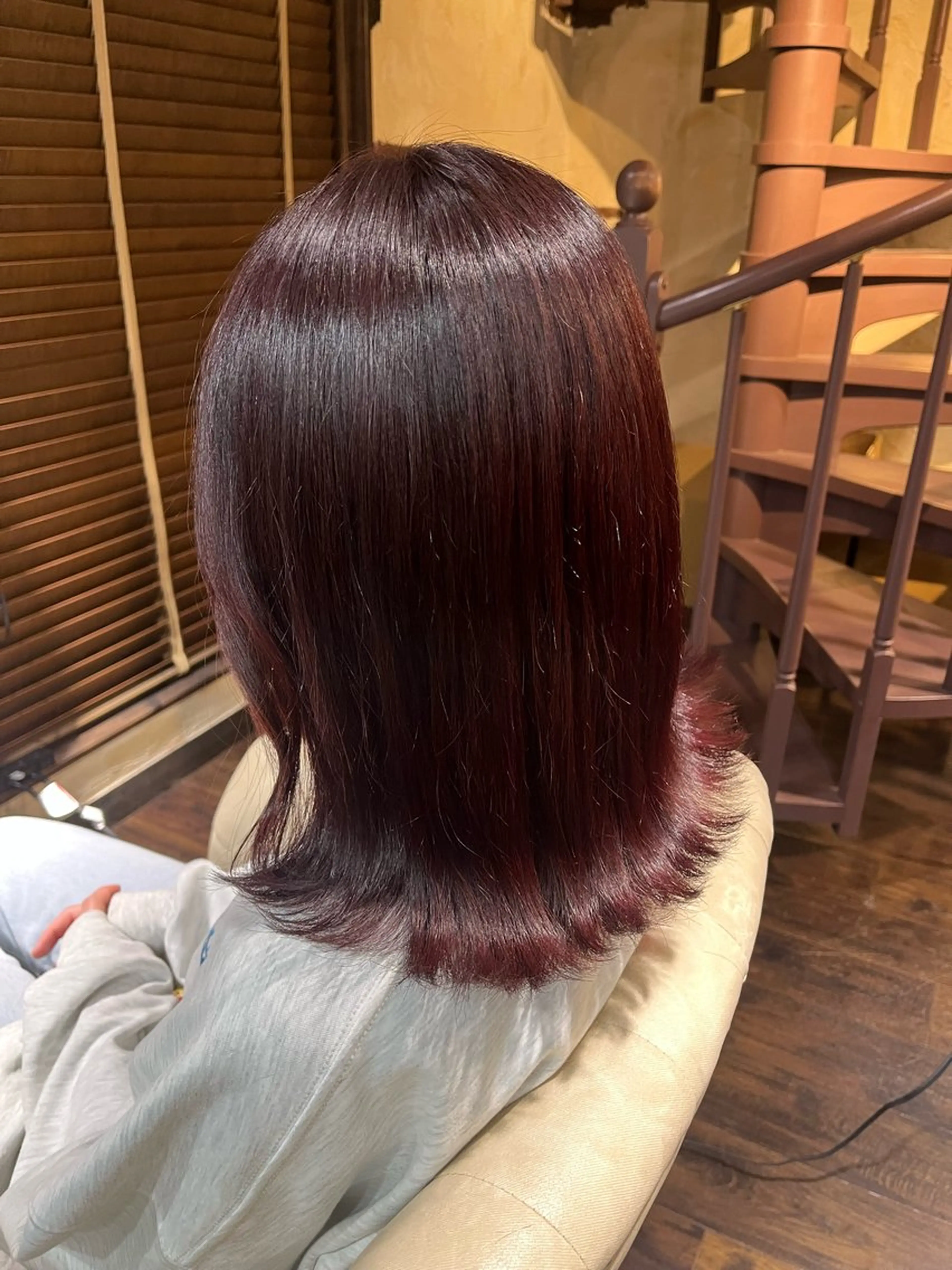 【暖色系ダブルカラー】🌟ブリーチ有り(フル)+オンカラー✨イメージ写真持ち込み可🩵レッド、ピンク、オレンジなど🧡の写真