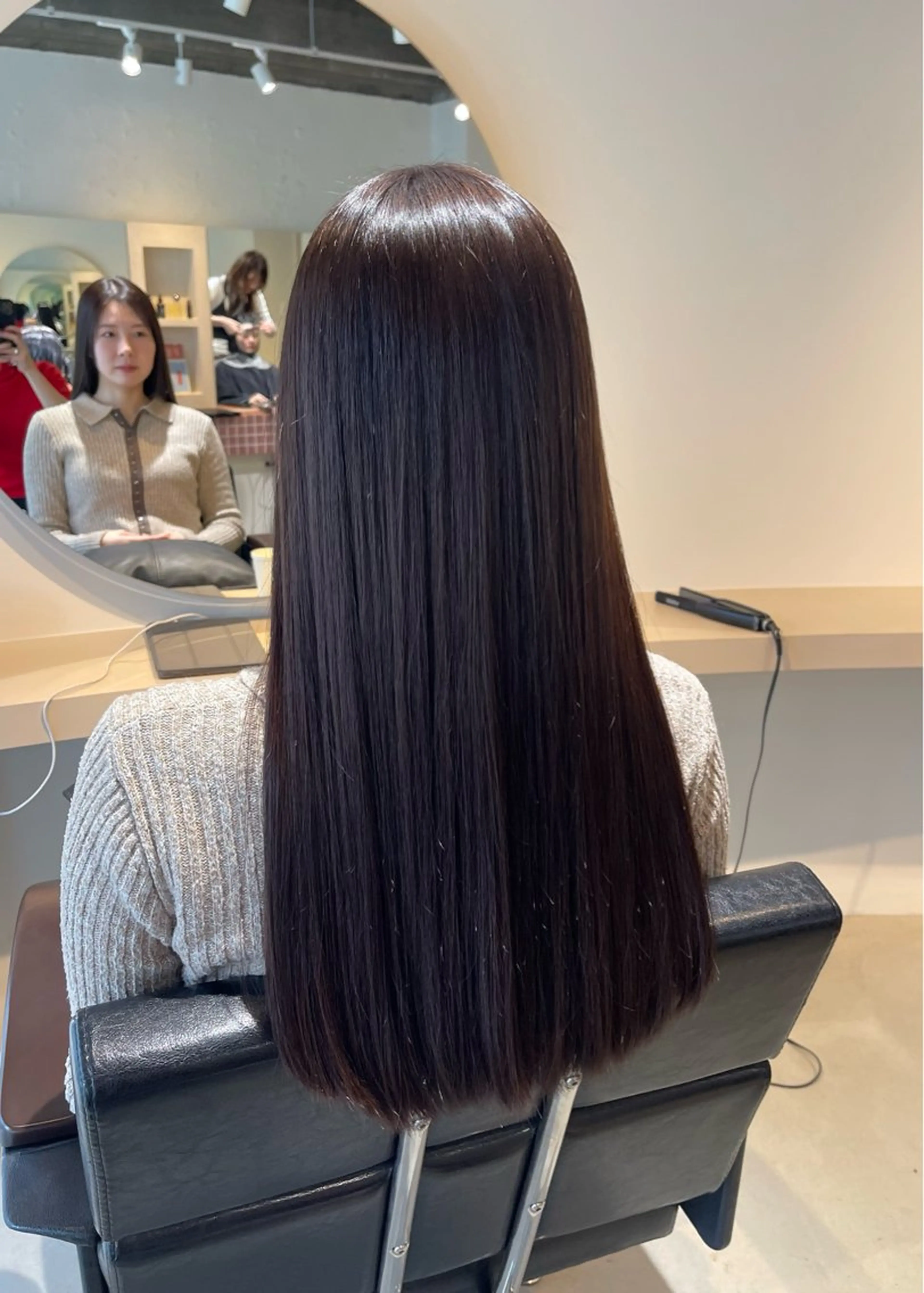 ロング カラー ブラウンカラー 透明感カラー 髪質改善 トリートメント カット ヘアカラー トリートメント hayashi nanaのヘアスタイル