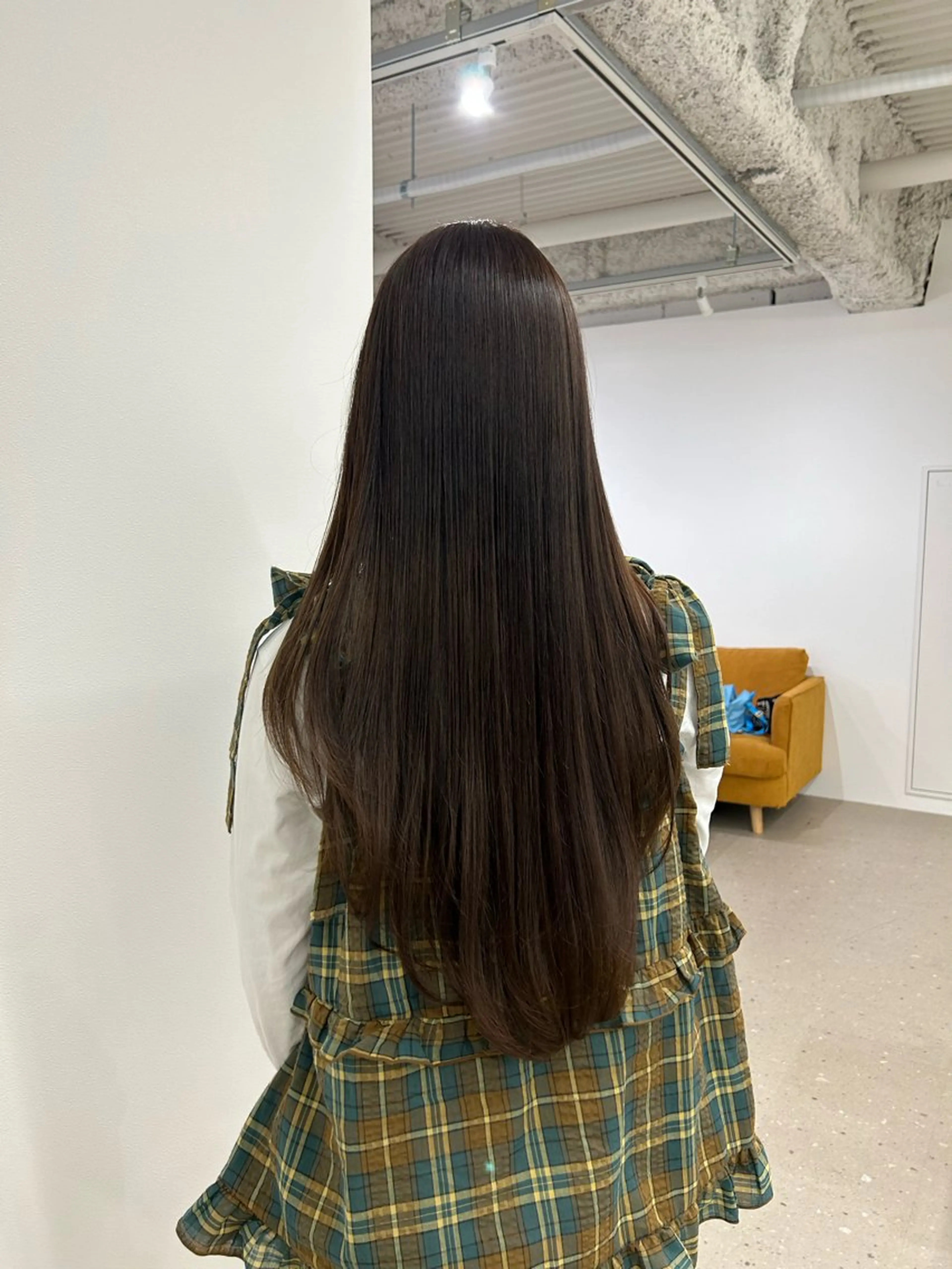 ロング 髪質改善 縮毛矯正 小西 瑞穂のヘアスタイル