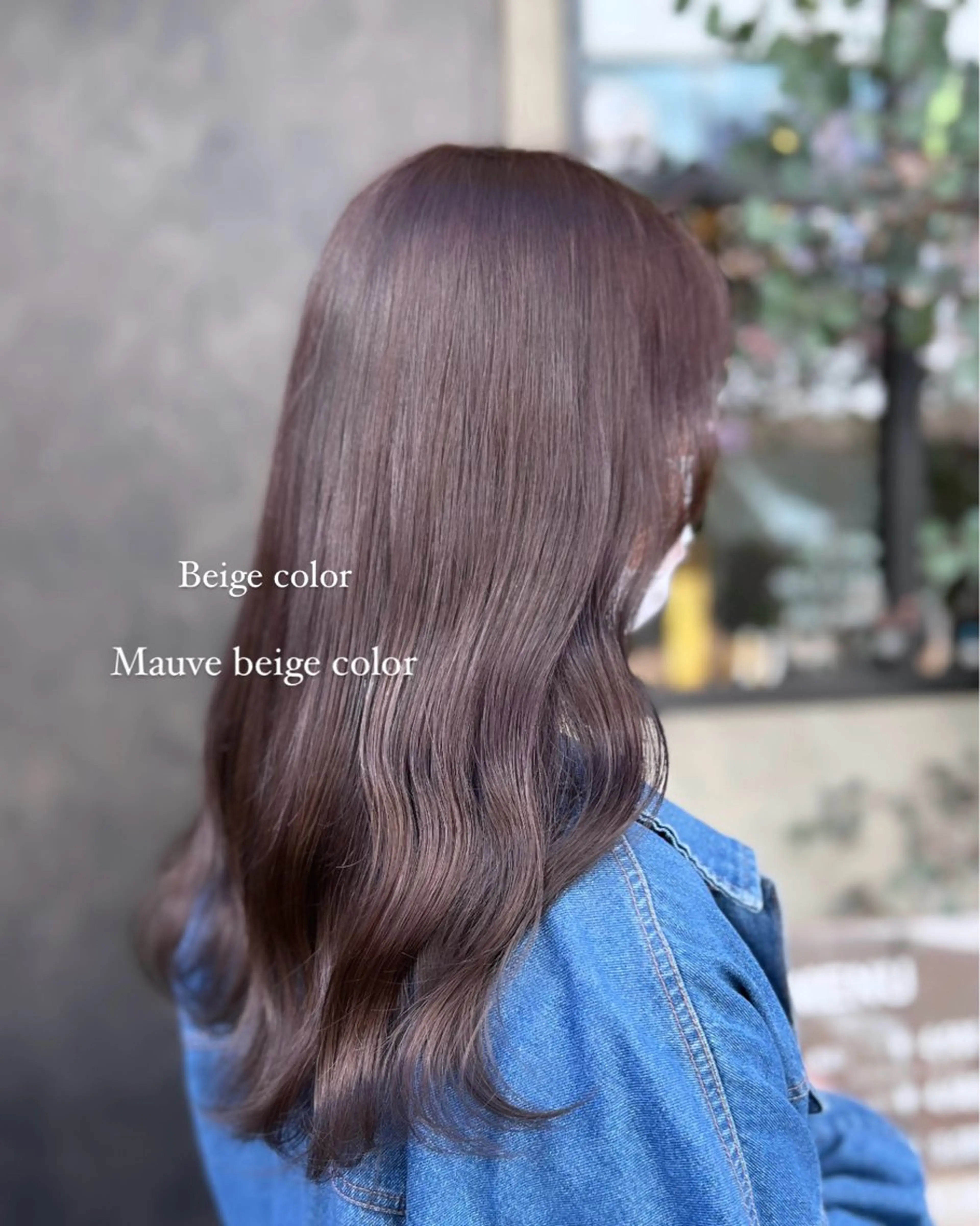 セミロング カラー ベージュカラー ヘアカラー トリートメント 艶ベージュカラー naoki.のヘアスタイル