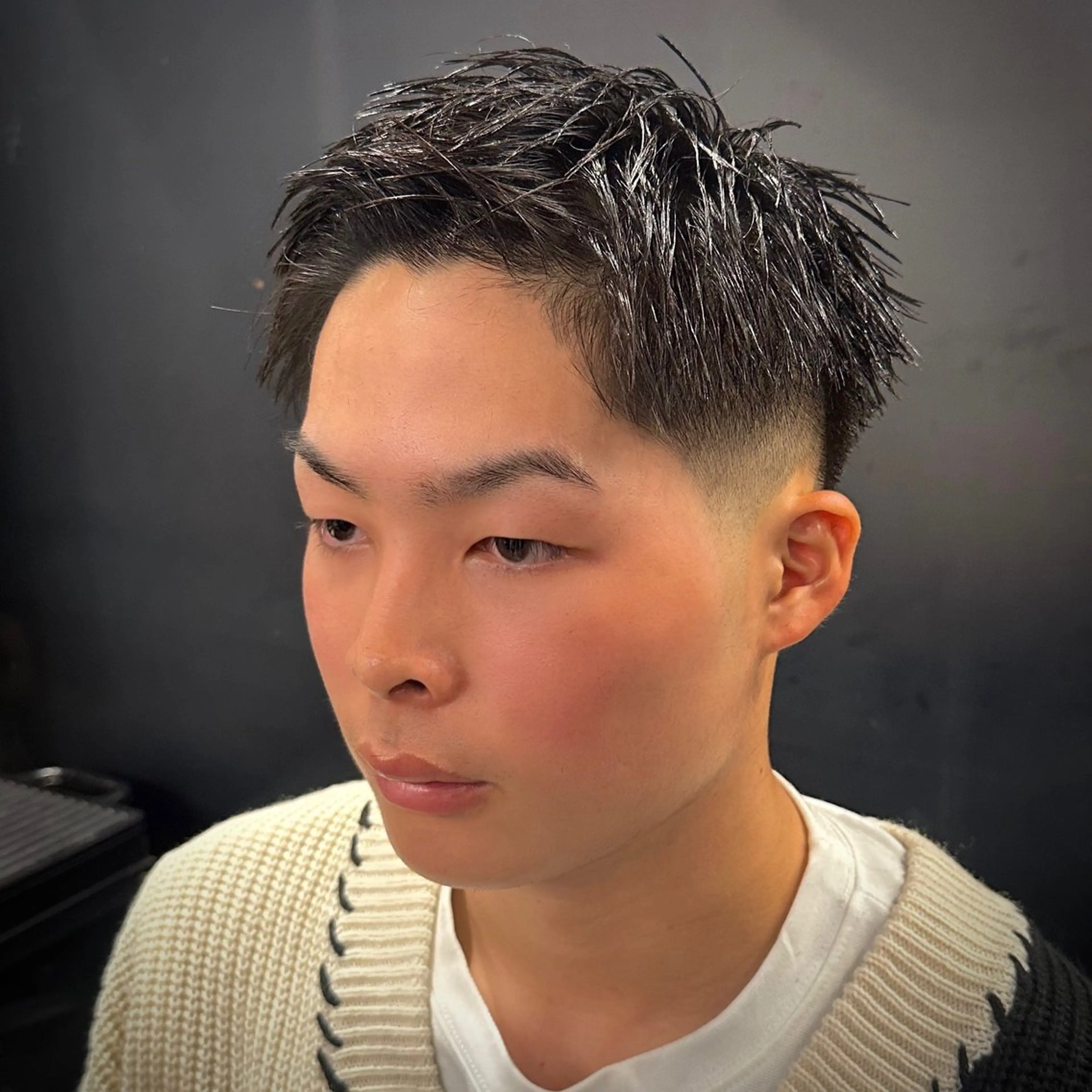 ショート メンズ ツイスパ/メンズ パーマ/歩夢のヘアスタイル