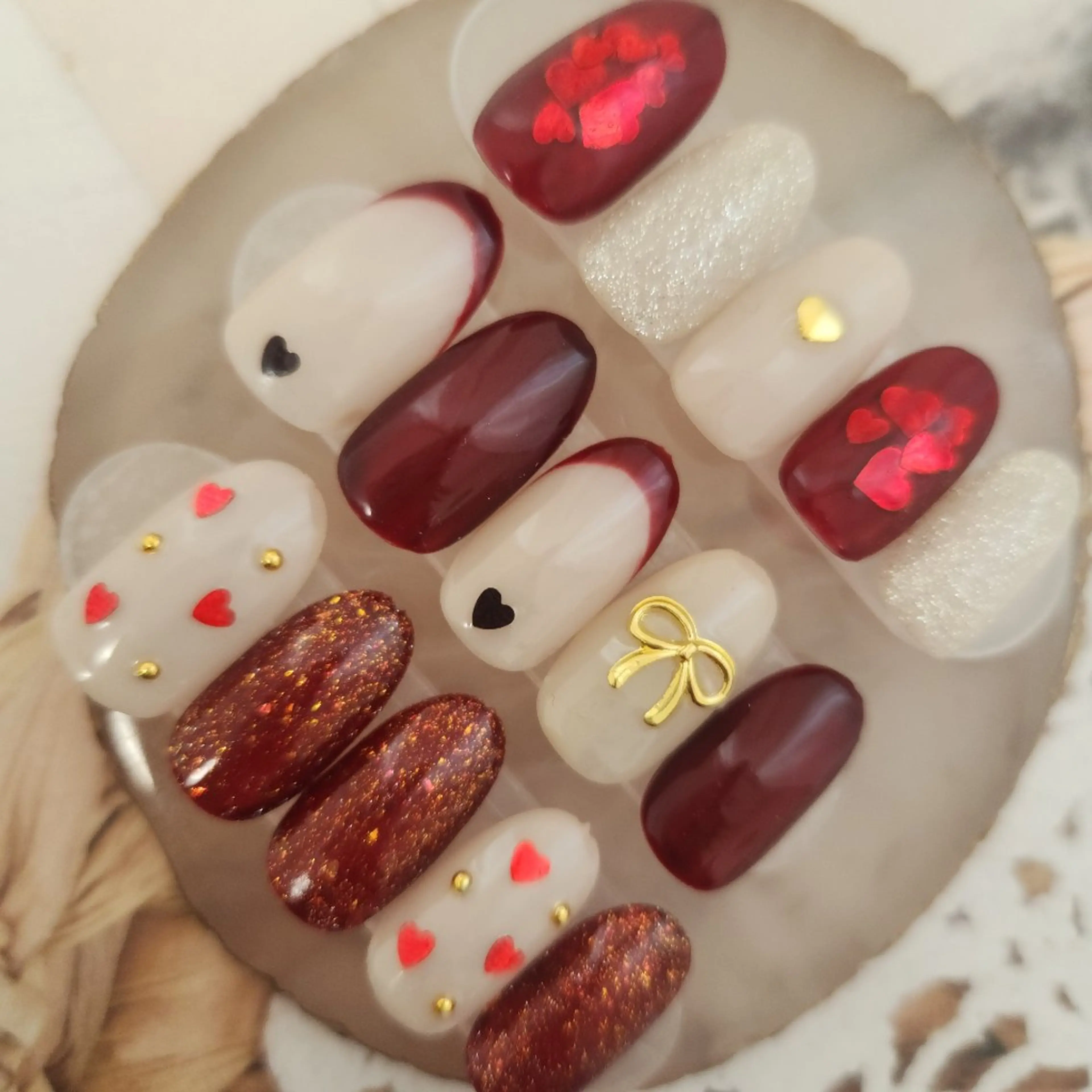 ネイル バレンタイン K3nail   maiのネイルデザイン