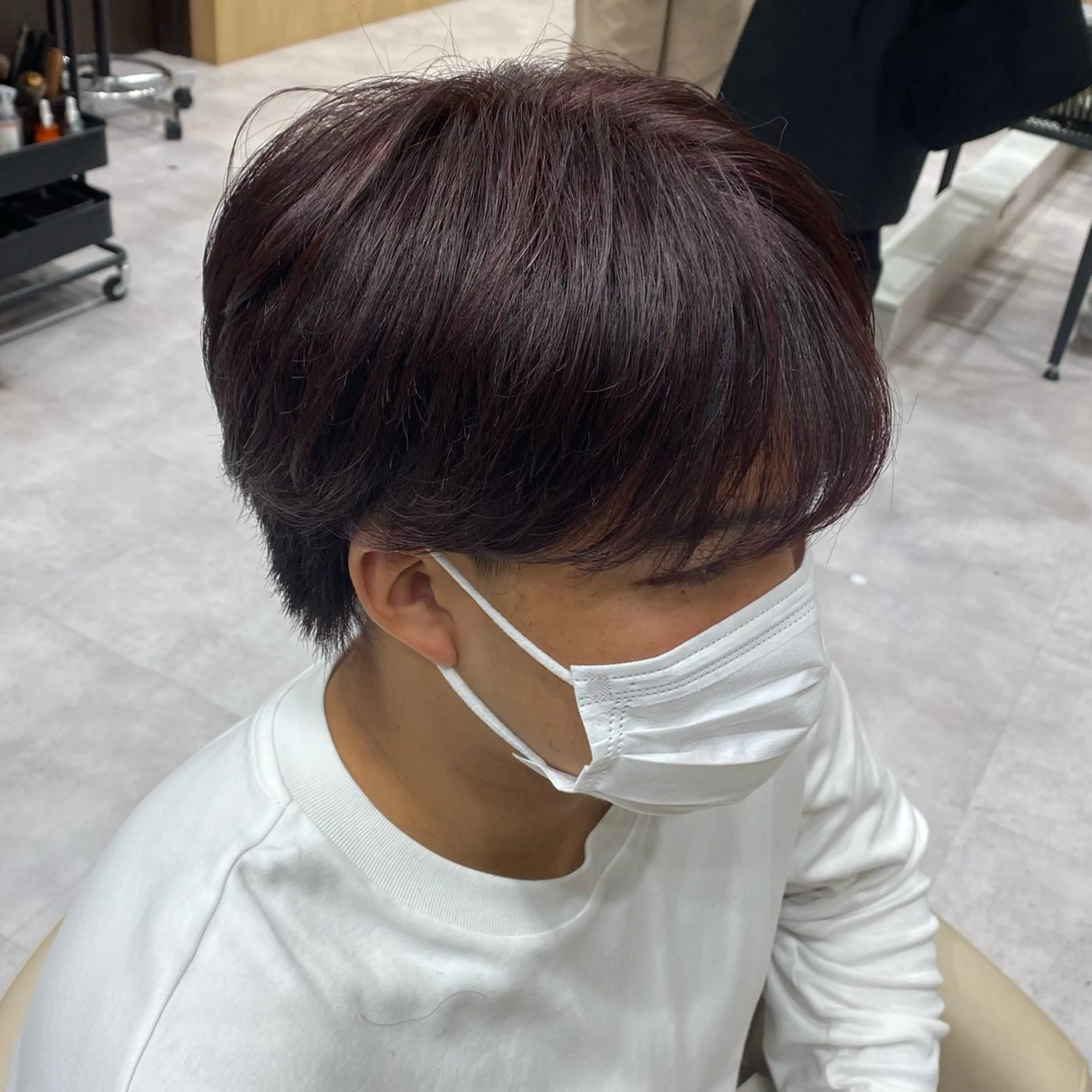 ショート カラー メンズ UNIX所属・村上翼/ハンサム ショート/パーマのヘアスタイル