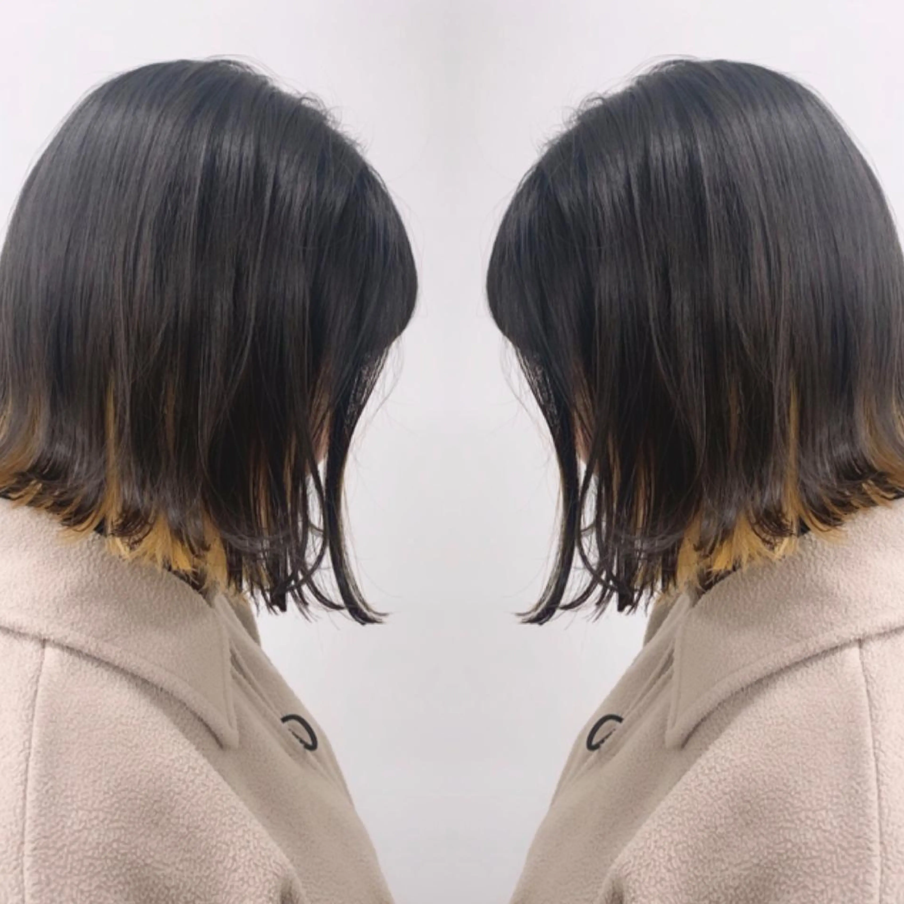 ショート 透明感/オリーブ/ グレージュ/YUKAのヘアスタイル