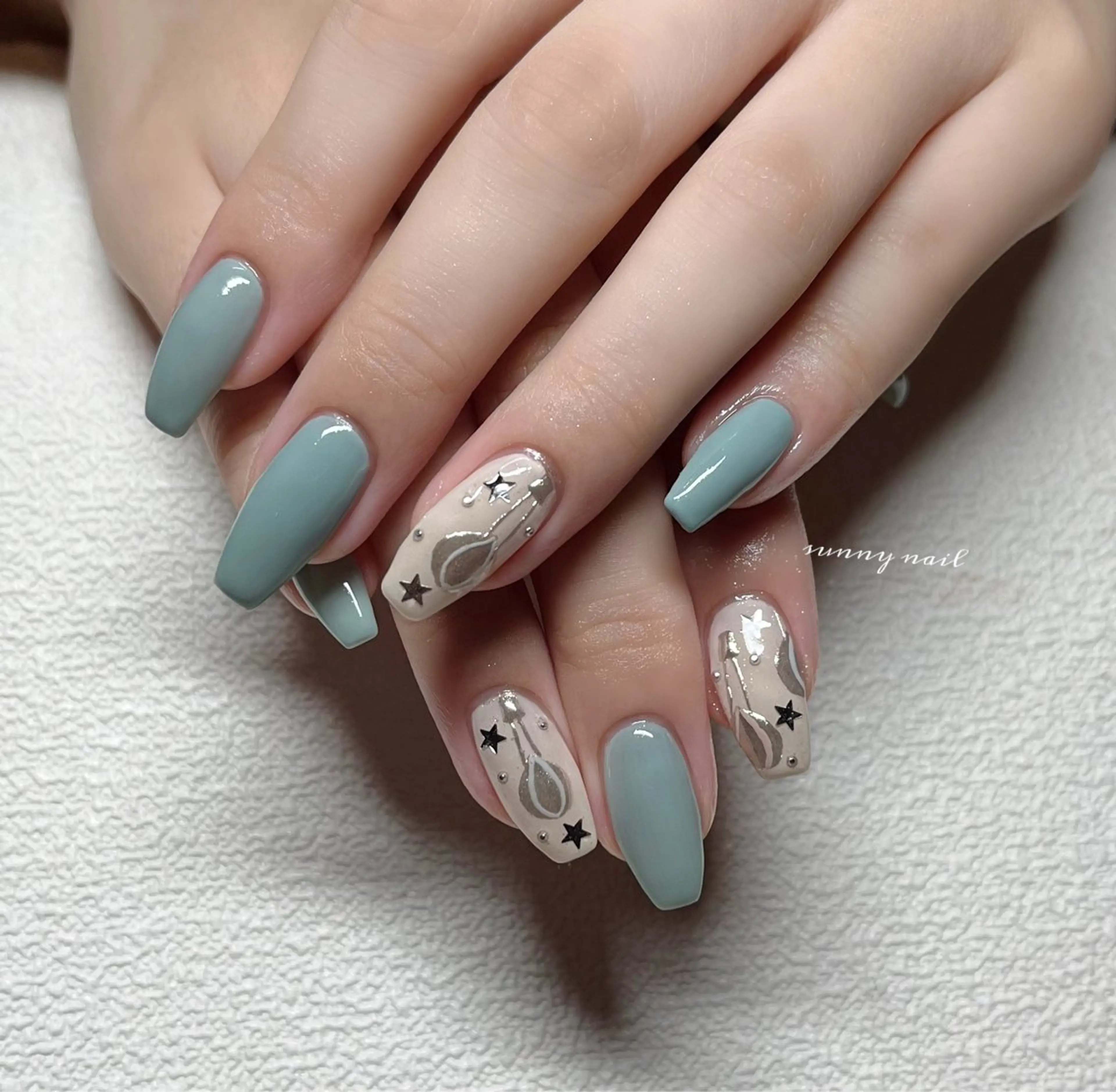 ネイル アートネイル ジェルネイル パラジェル sunny nailのネイルデザイン