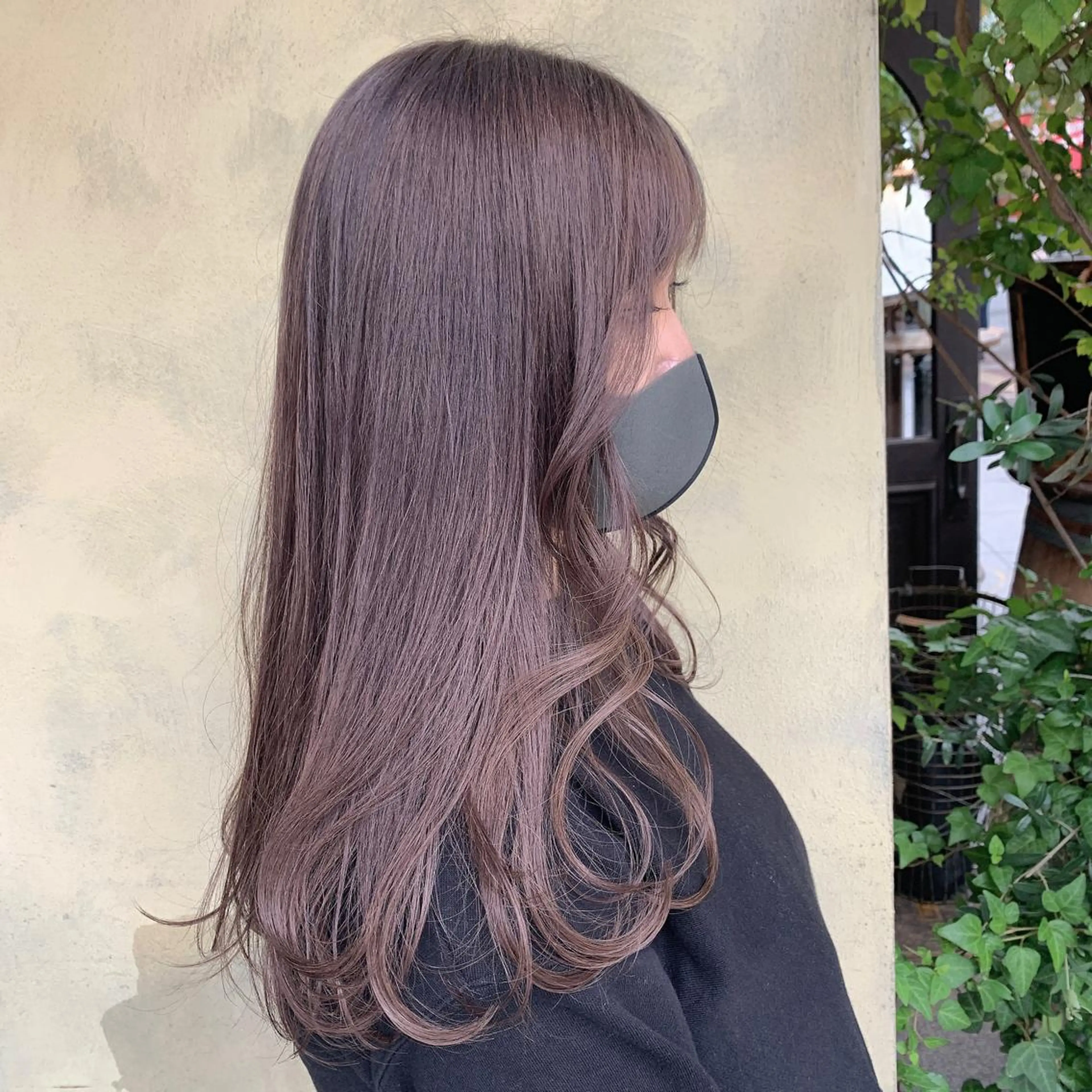 カラー グレージュ ラベンダーカラー ラベンダーグレージュ ラベンダーグレー ピンクカラー メンズ指名no'1 佐藤　亘のヘアスタイル