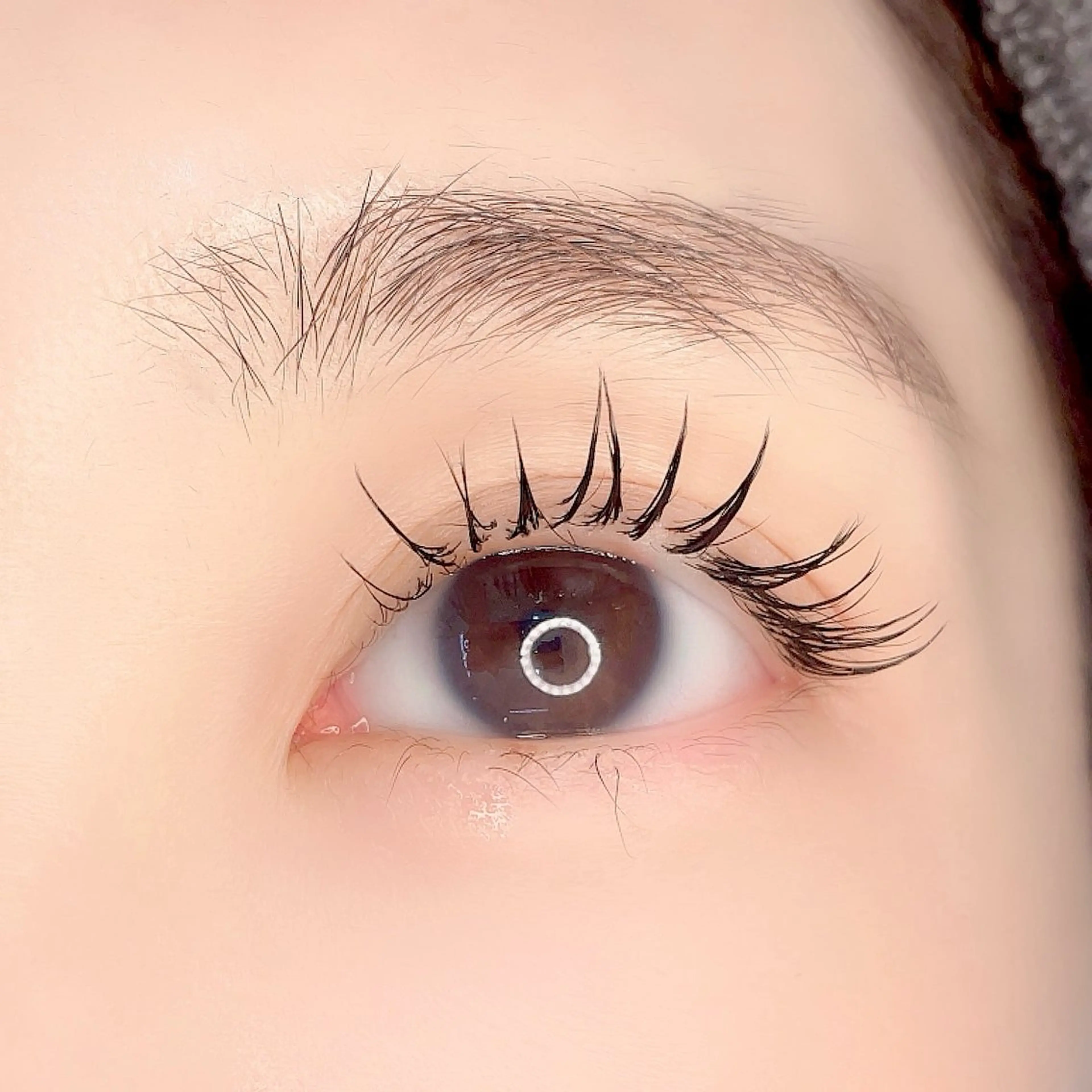 マツエク・マツパ 束感まつ毛 キュート フラットラッシュ Jカール Morganite 🦋 ÿui 🦋のマツエク・マツパデザイン