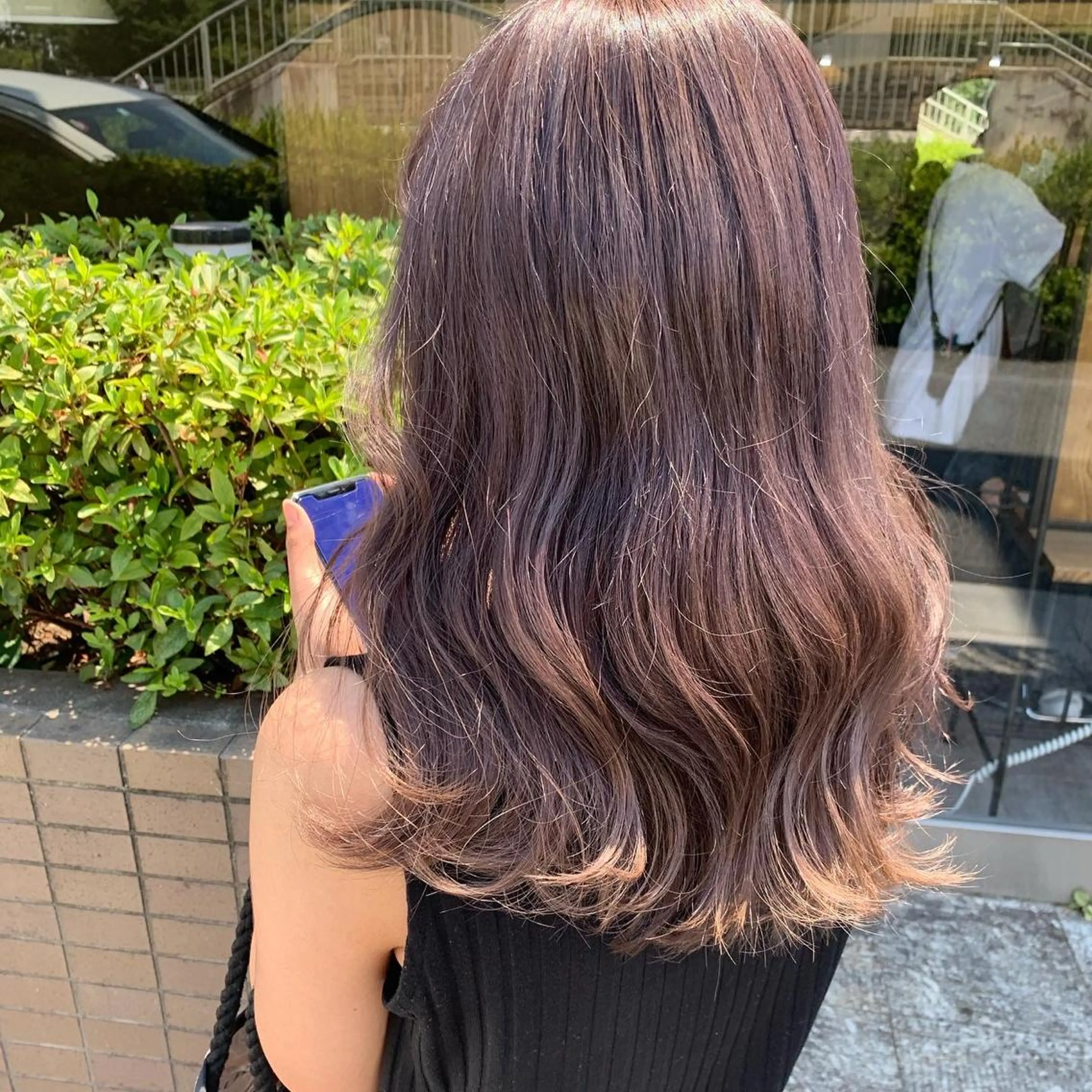 ロング カラー 🌈re-room EIKI🇰🇷のヘアスタイル