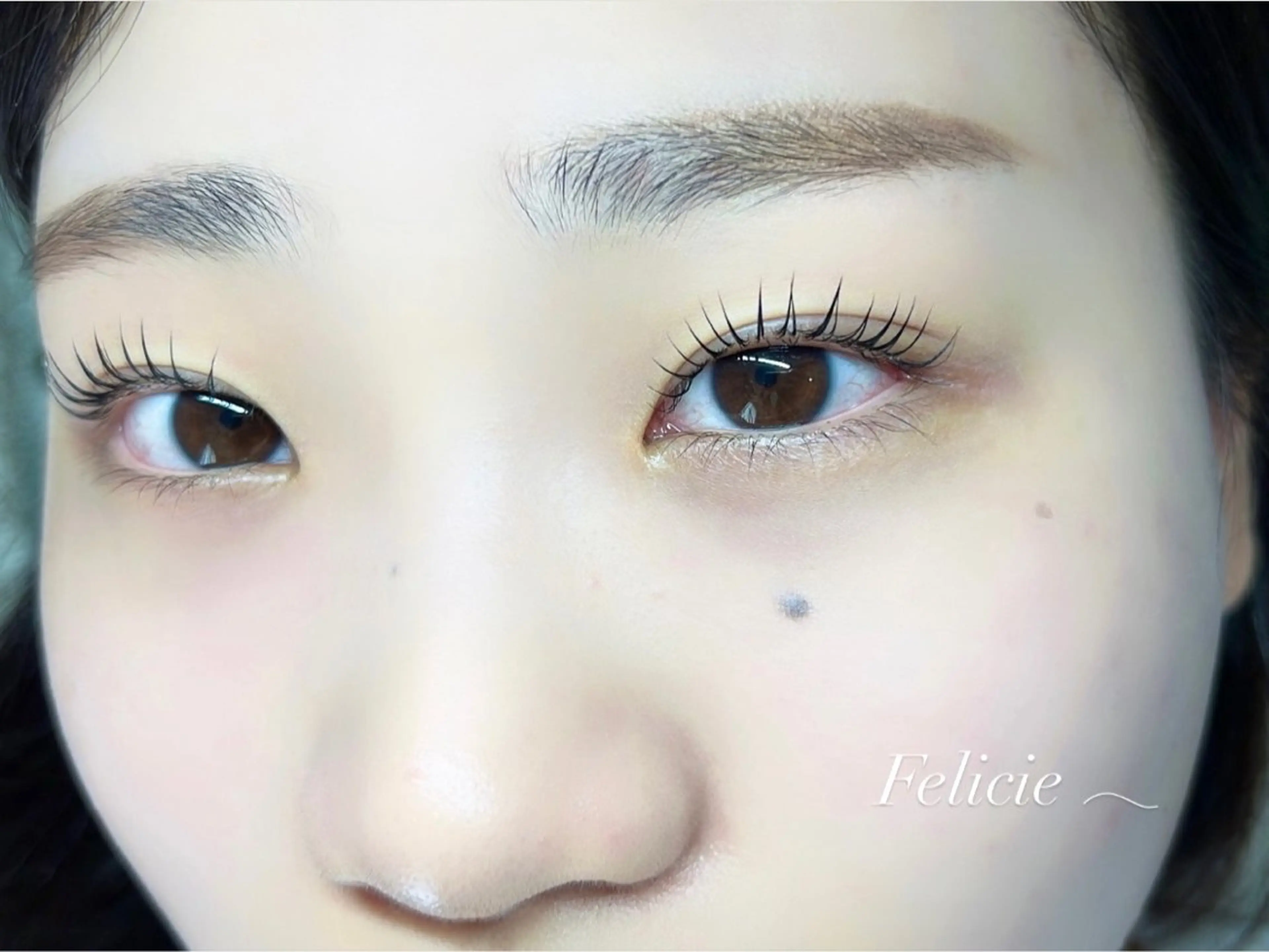 マツエク・マツパ パリジェンヌラッシュリフト マツパ Felicie＊ Sayakaのマツエク・マツパデザイン