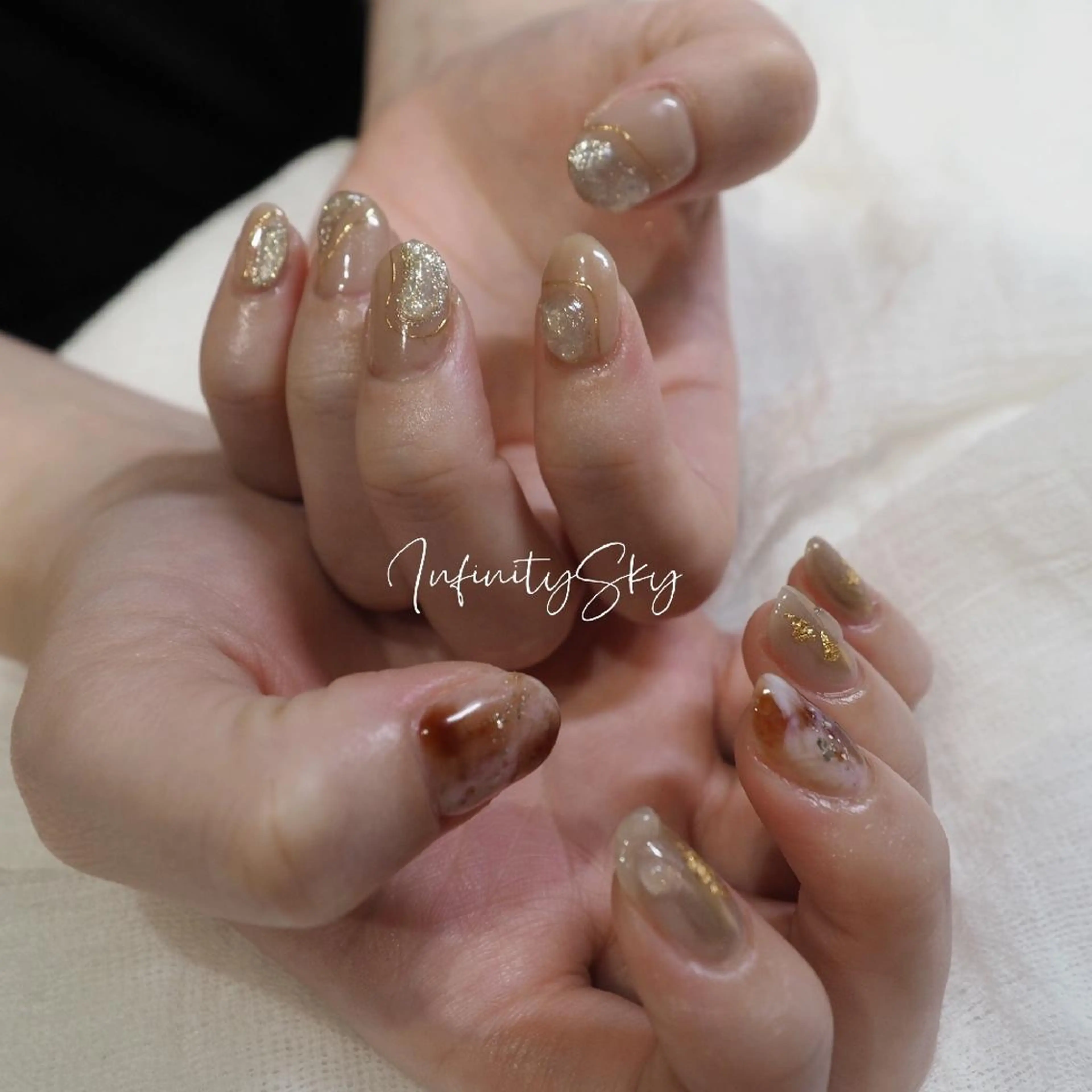 ネイル ハンドネイル infinity skyのネイルデザイン