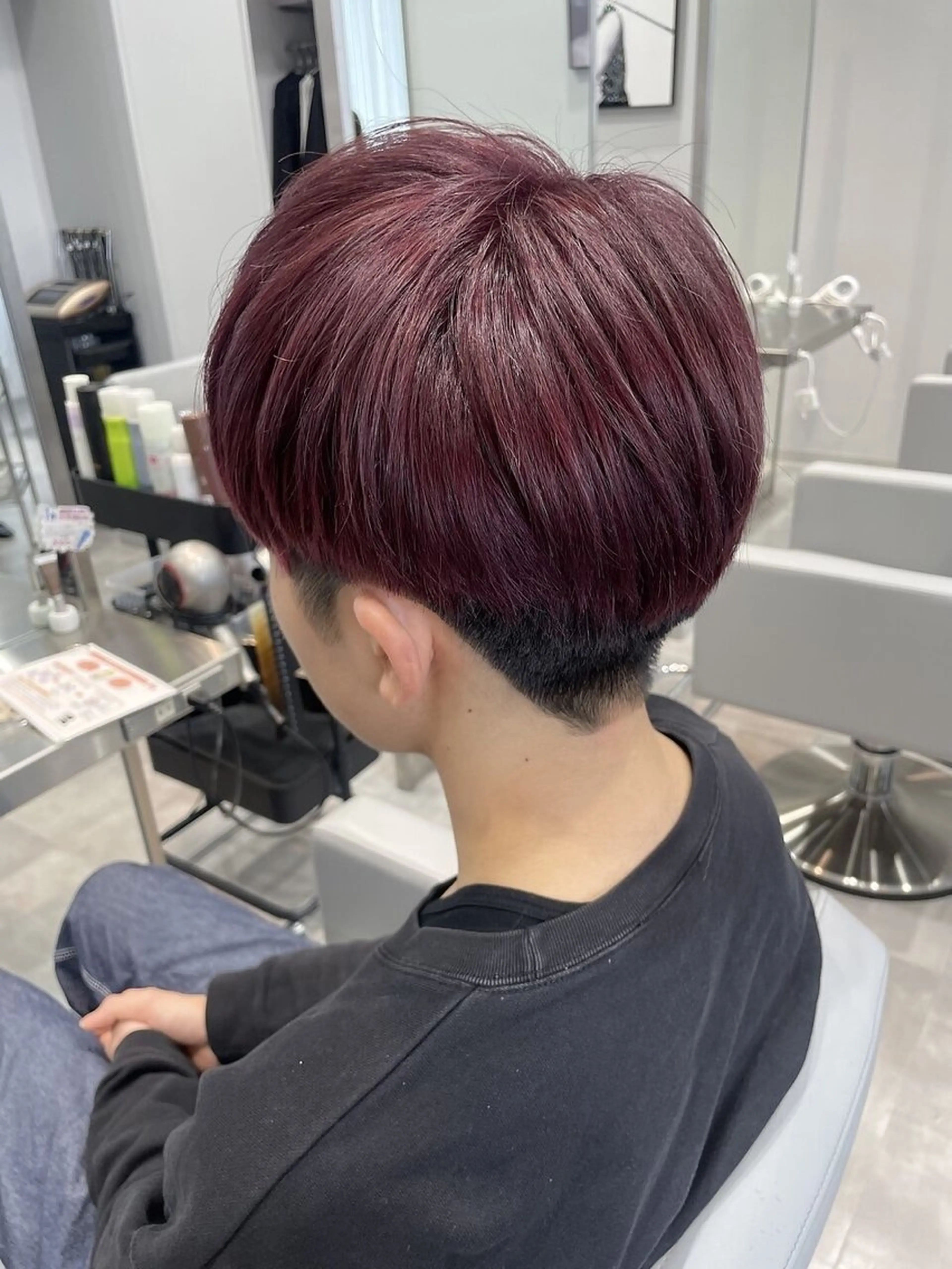 ショート カラー メンズ メンズブリーチ ブリーチ デザインカラー ヘアカラー トリートメント ヘアセット Hair&Make Allureのヘアスタイル