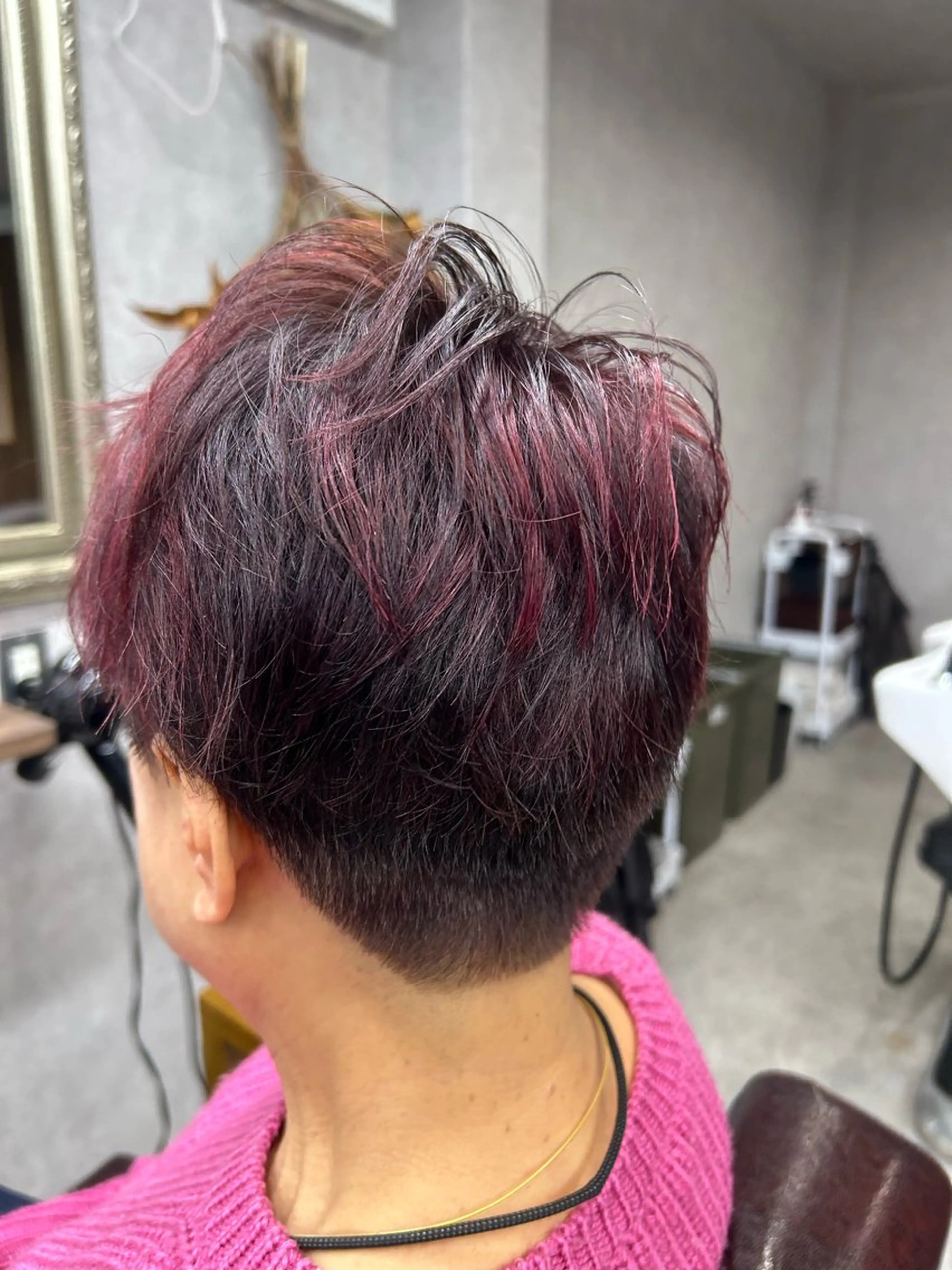 ショート カラー Lien 深井店のヘアスタイル