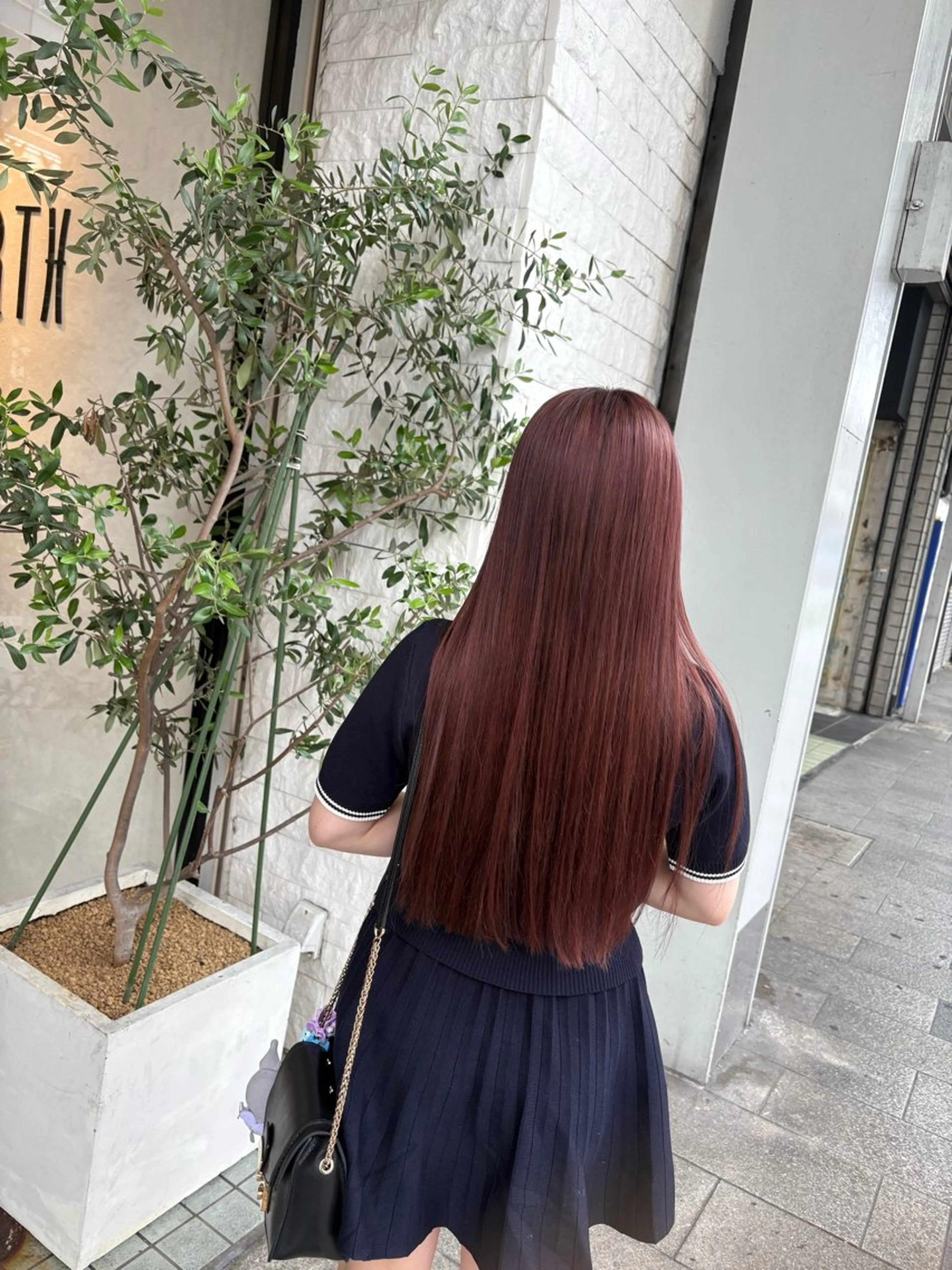 ロング カット ヘアカラー トリートメント 熊倉 茜のヘアスタイル