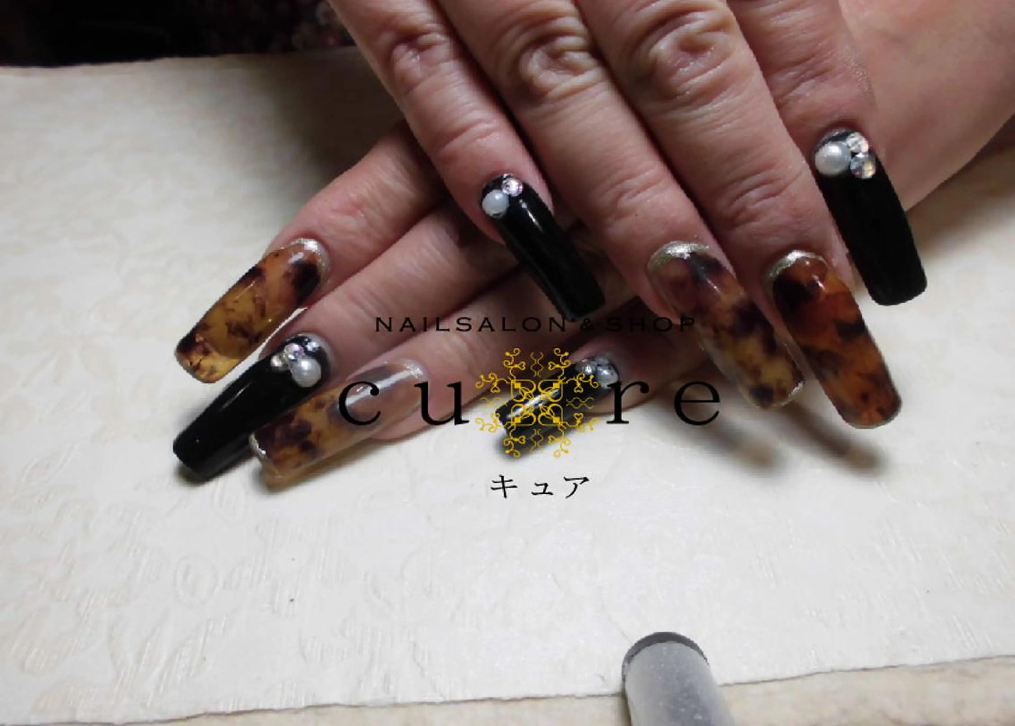 ロング ネイル ネイルサロン Cureのネイルデザイン