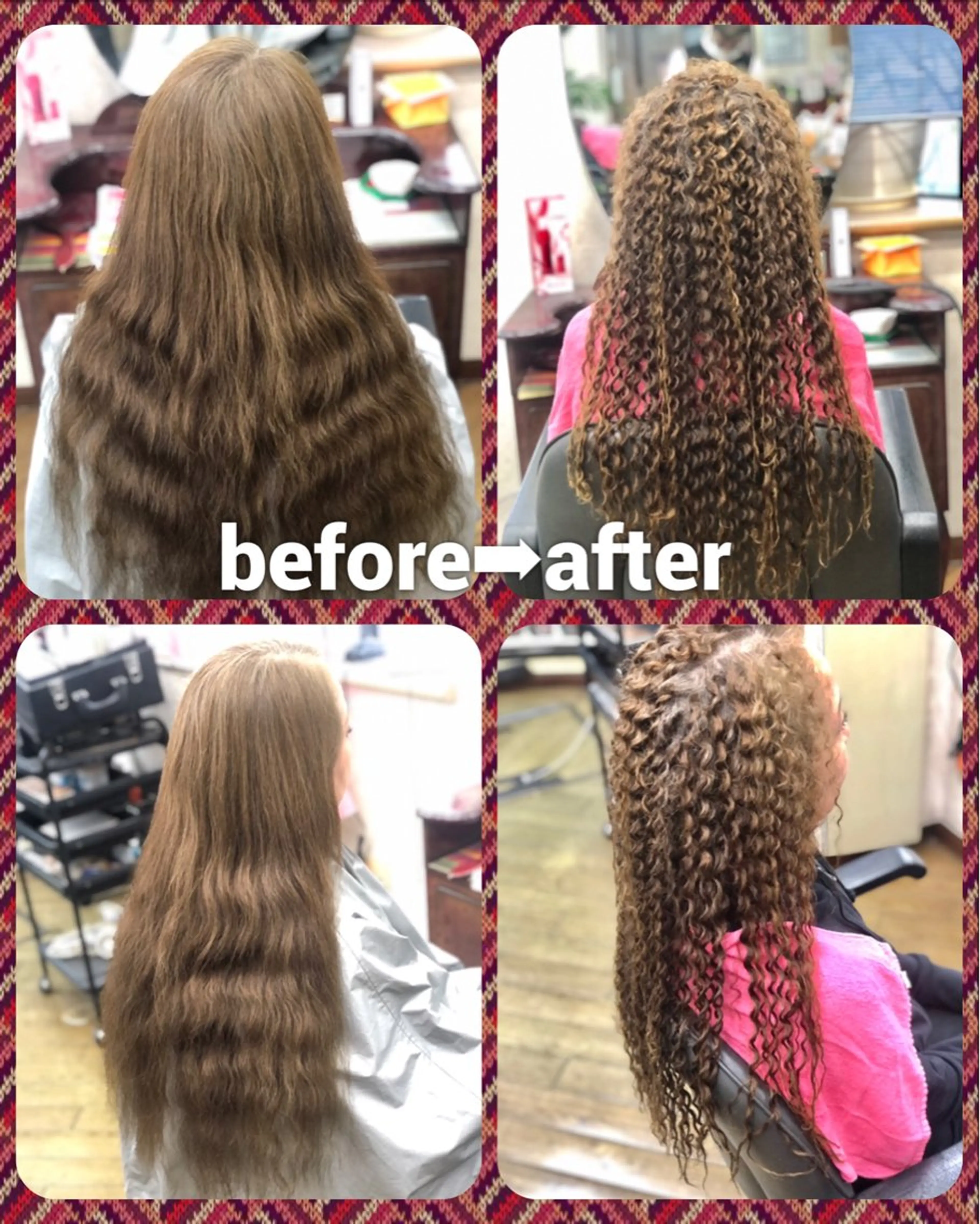 ロング カラー損傷毛縮毛矯正 ツイストスパ佐藤昭利のヘアスタイル