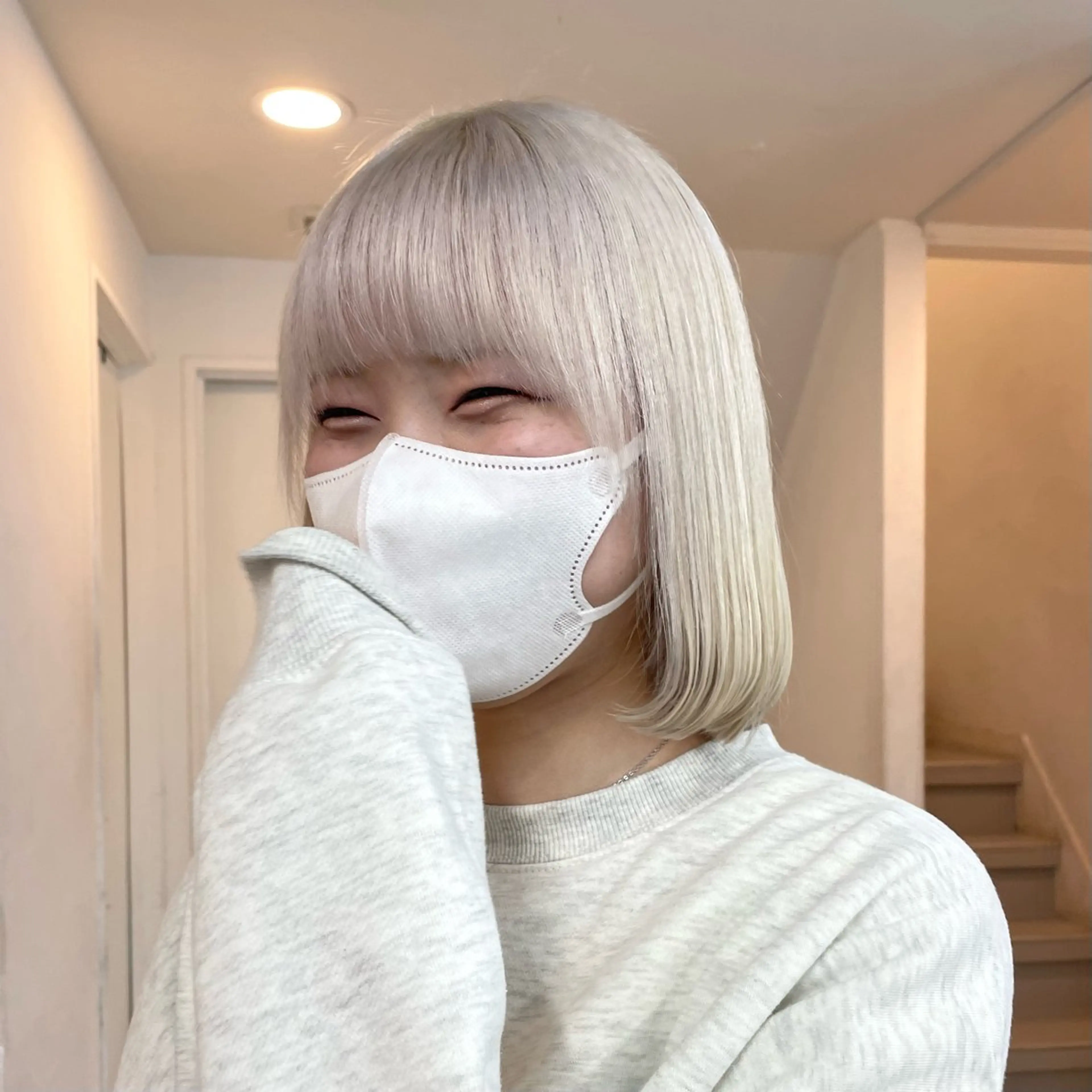 ショート カラー ヘアカラー トリートメント ヘアセット ブロンド・ハイトーン ／遠藤将太のヘアスタイル