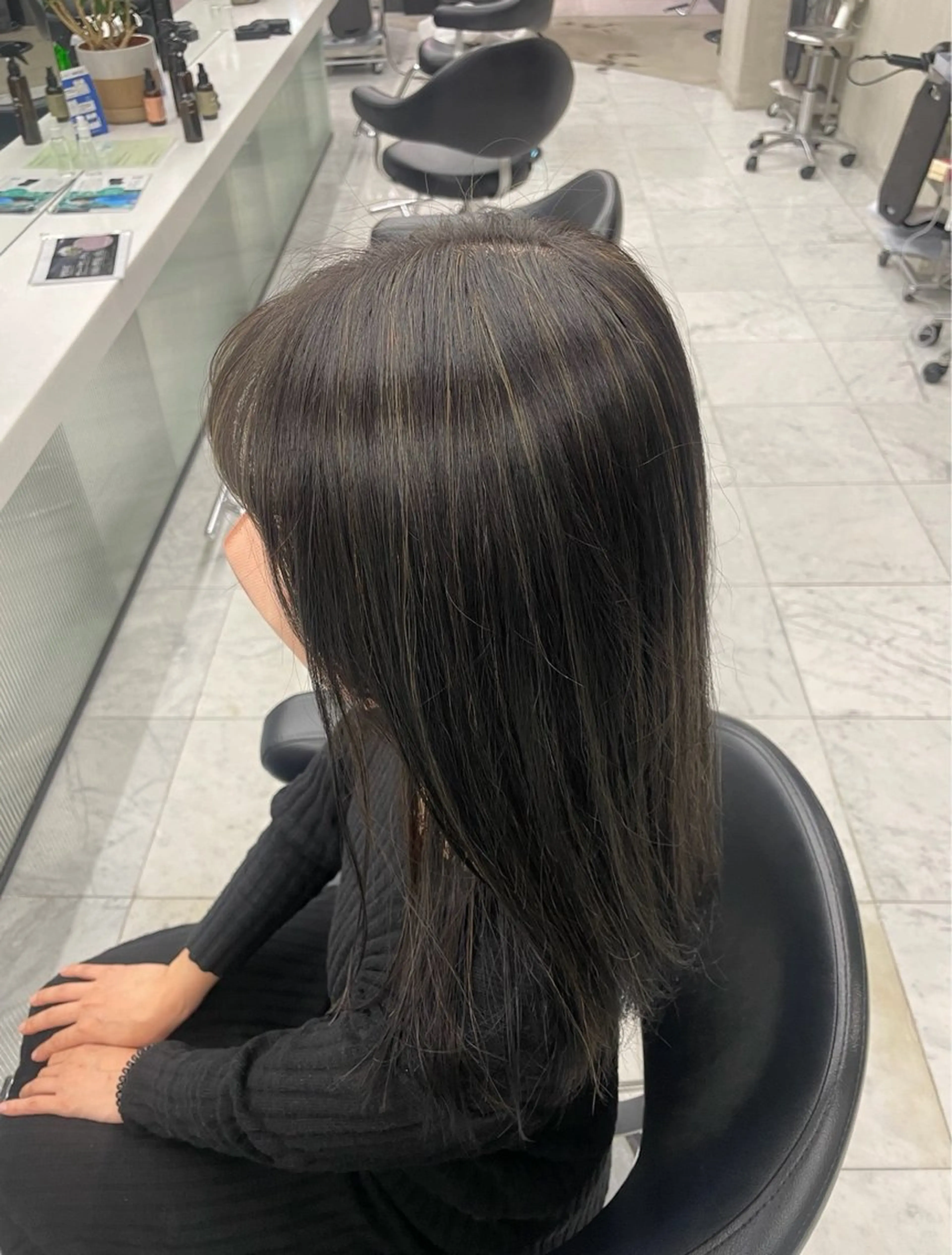 ロング ヘアカラー 🎨白髪染め/ 白髪ぼかし/近藤怜那のヘアスタイル