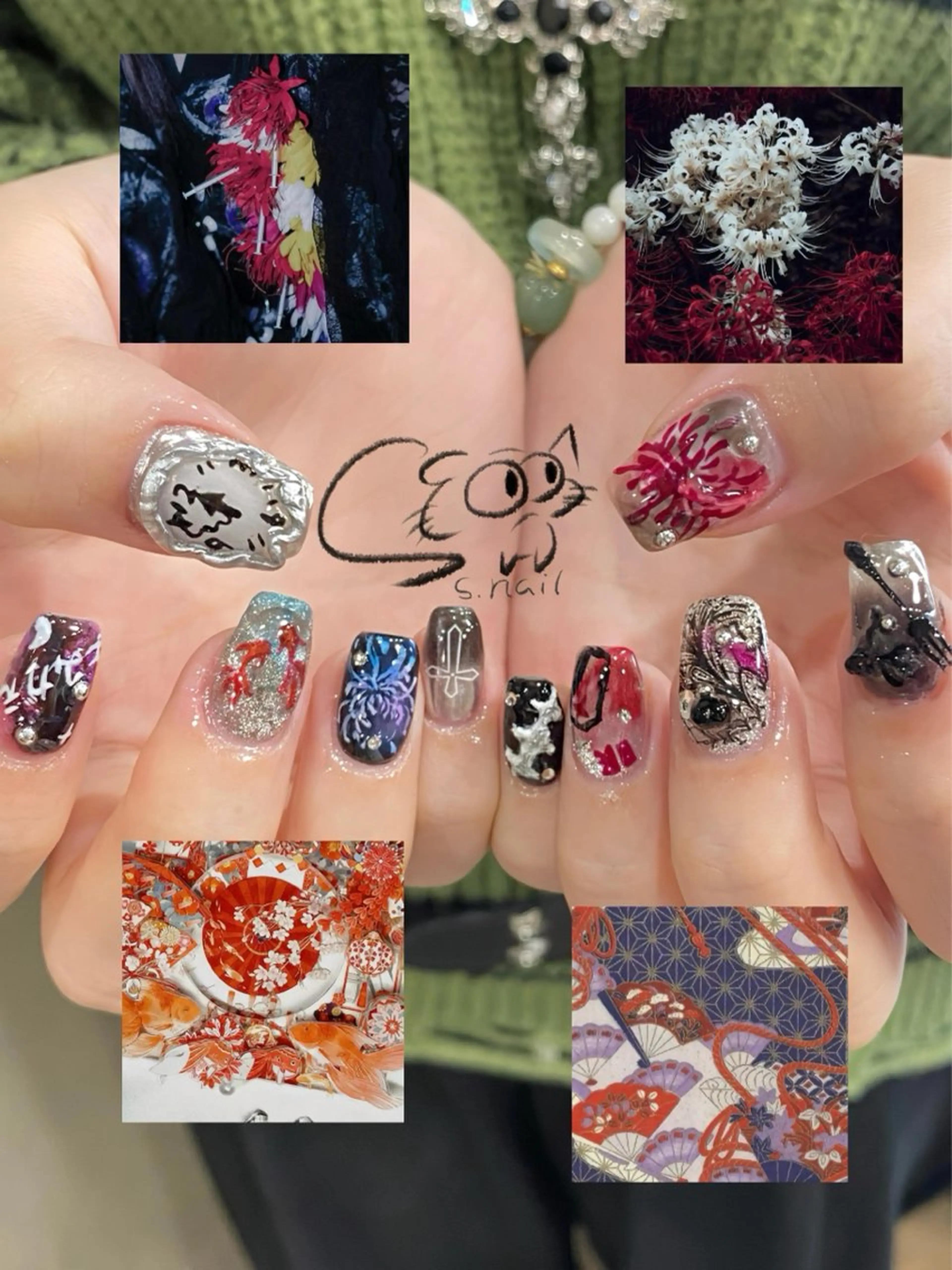 ネイル アートネイル チークネイル フレンチネイル グラデーション マグネットネイル ハンドネイル S.nail所属・S.nail _のネイルデザイン