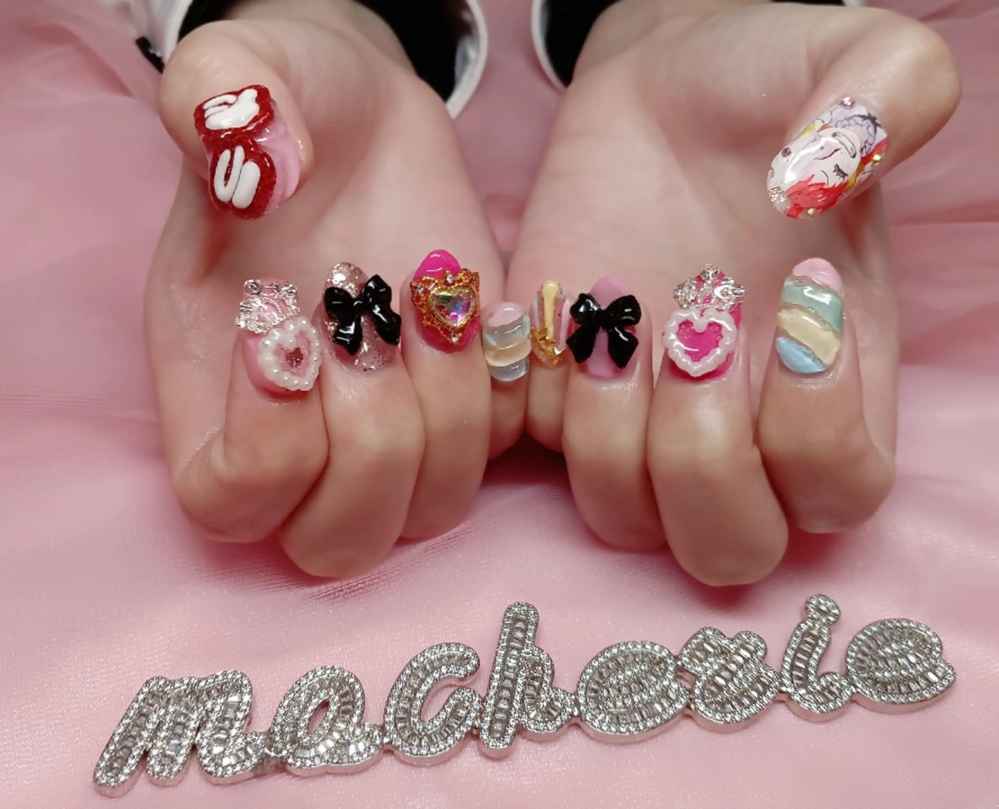 ネイル 持ち込み ハンドネイル Nail Salon macherieのネイルデザイン