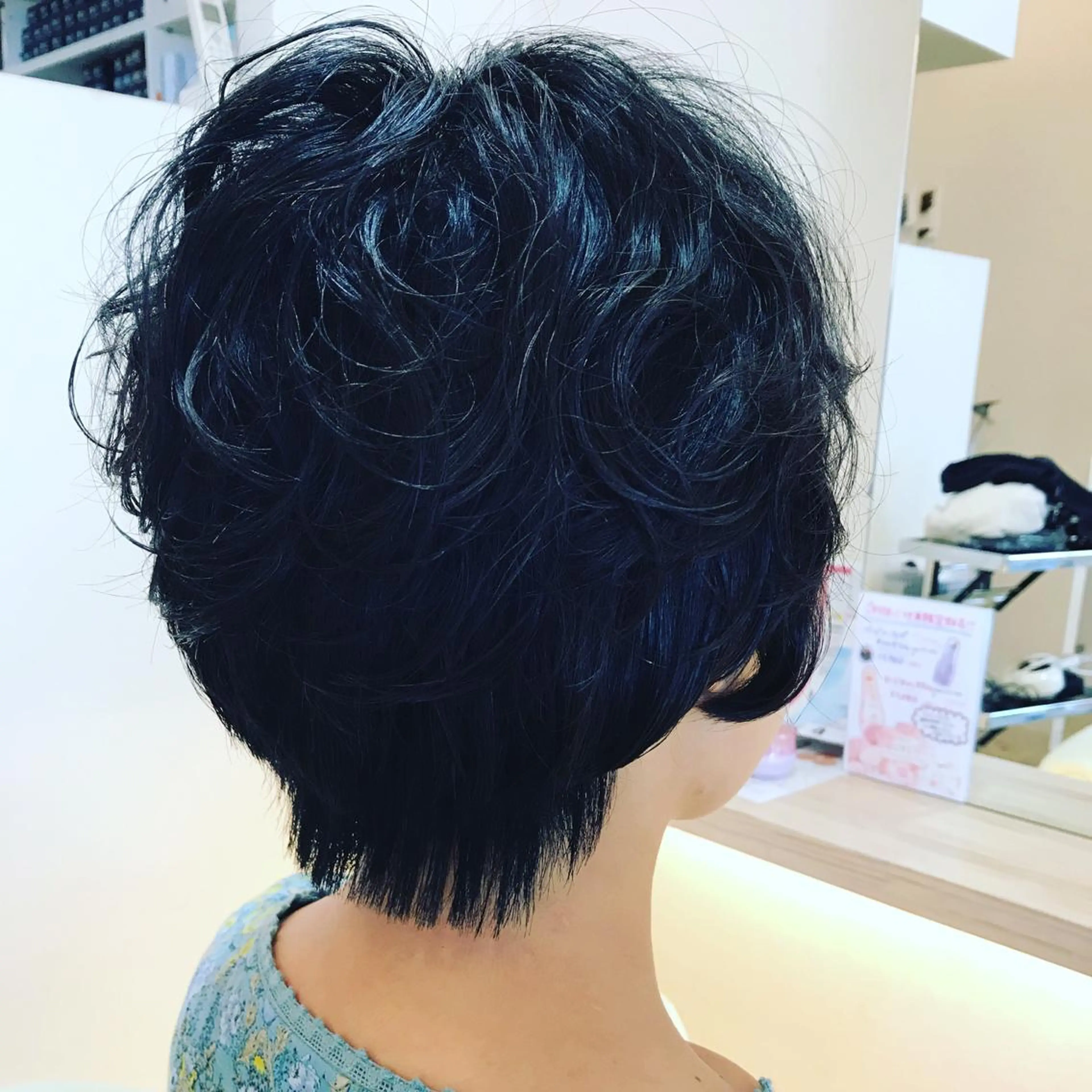 ショート パーマ くせ毛 La fith hair leaf所属・syuyama shinichiのヘアスタイル