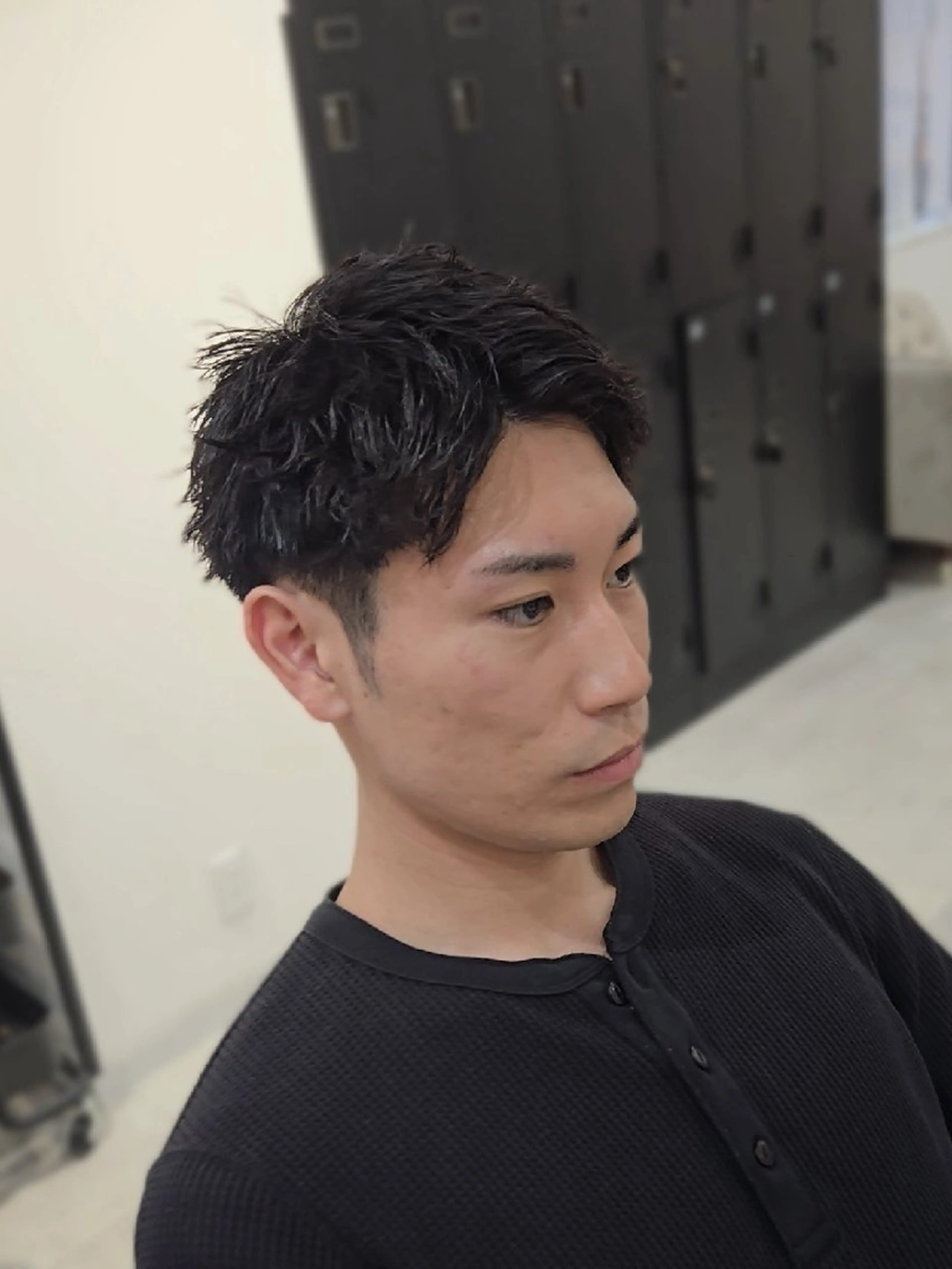 メンズ ショート メンズパーマ カット パーマ ヘアセット Lapis 名古屋駅前店所属・LEN名古屋/パーマ 海外ヘア/メンズ特化のヘアスタイル