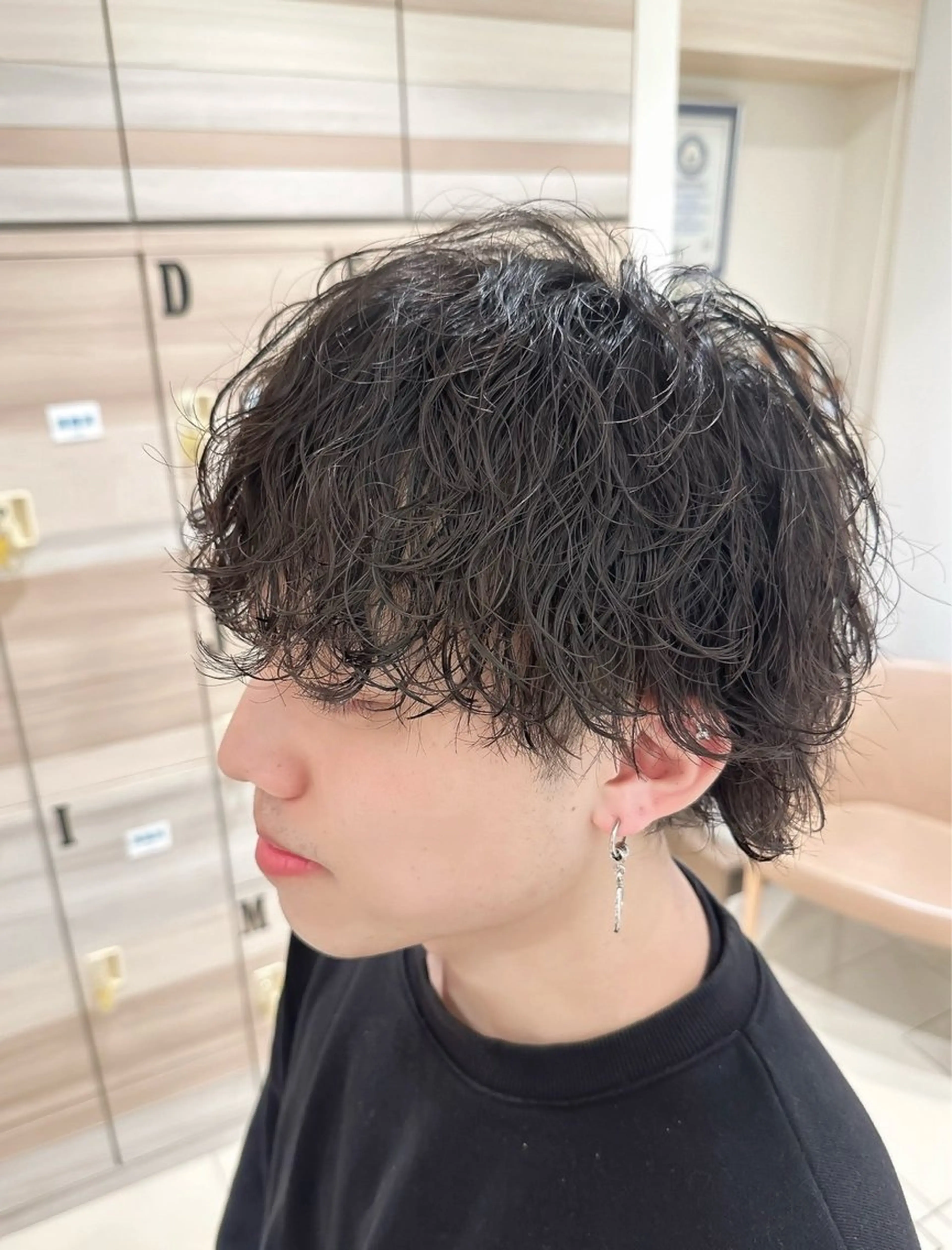 パーマ メンズ メンズパーマ メンズヘア特化/ 菊島樹希のヘアスタイル