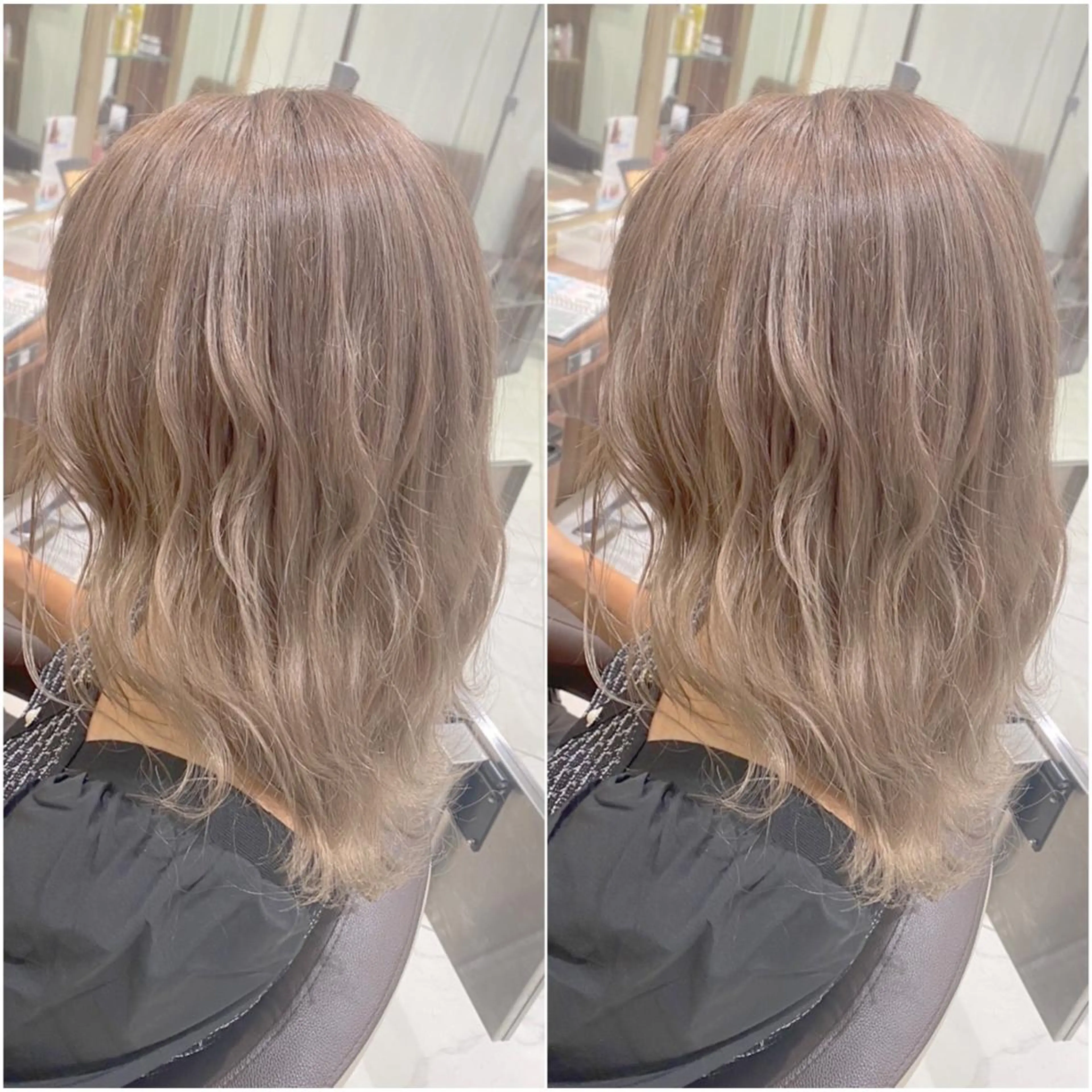 ミディアム カラー 全席個室　暖色カラー Zina松園優香🌸のヘアスタイル