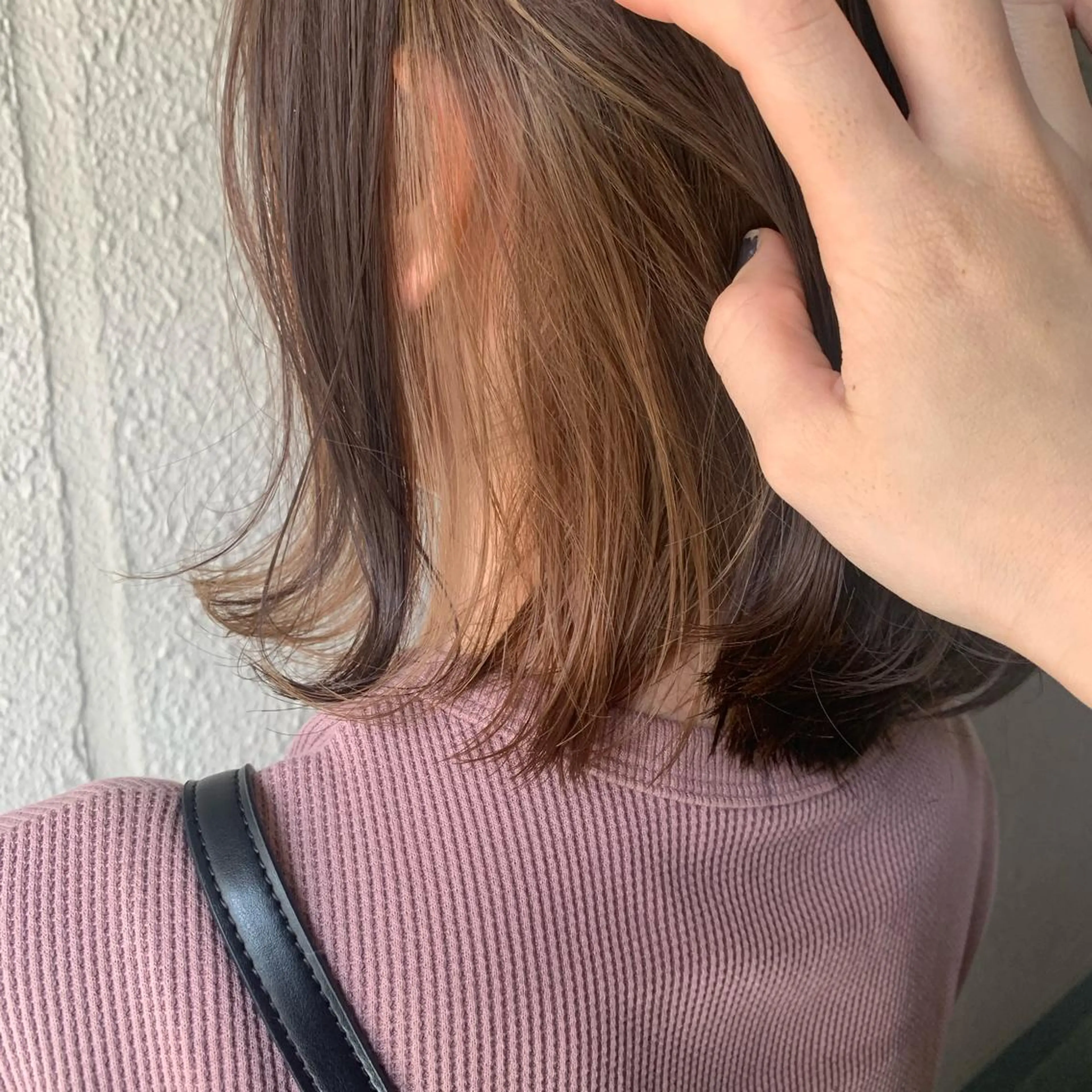 ミディアム カラー ベージュカラー chouette/ 根本優希のヘアスタイル