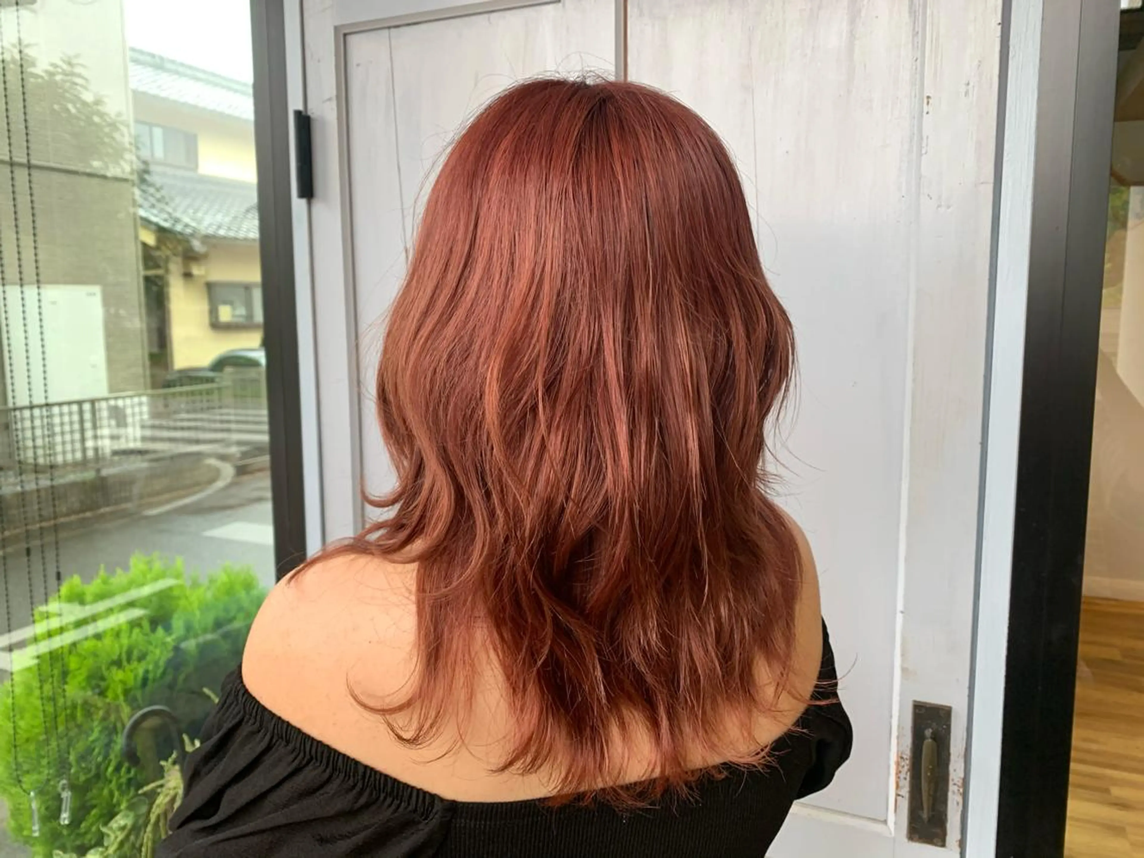 ロング カラー ヘアカラー トリートメント ツキダテ ユイのヘアスタイル