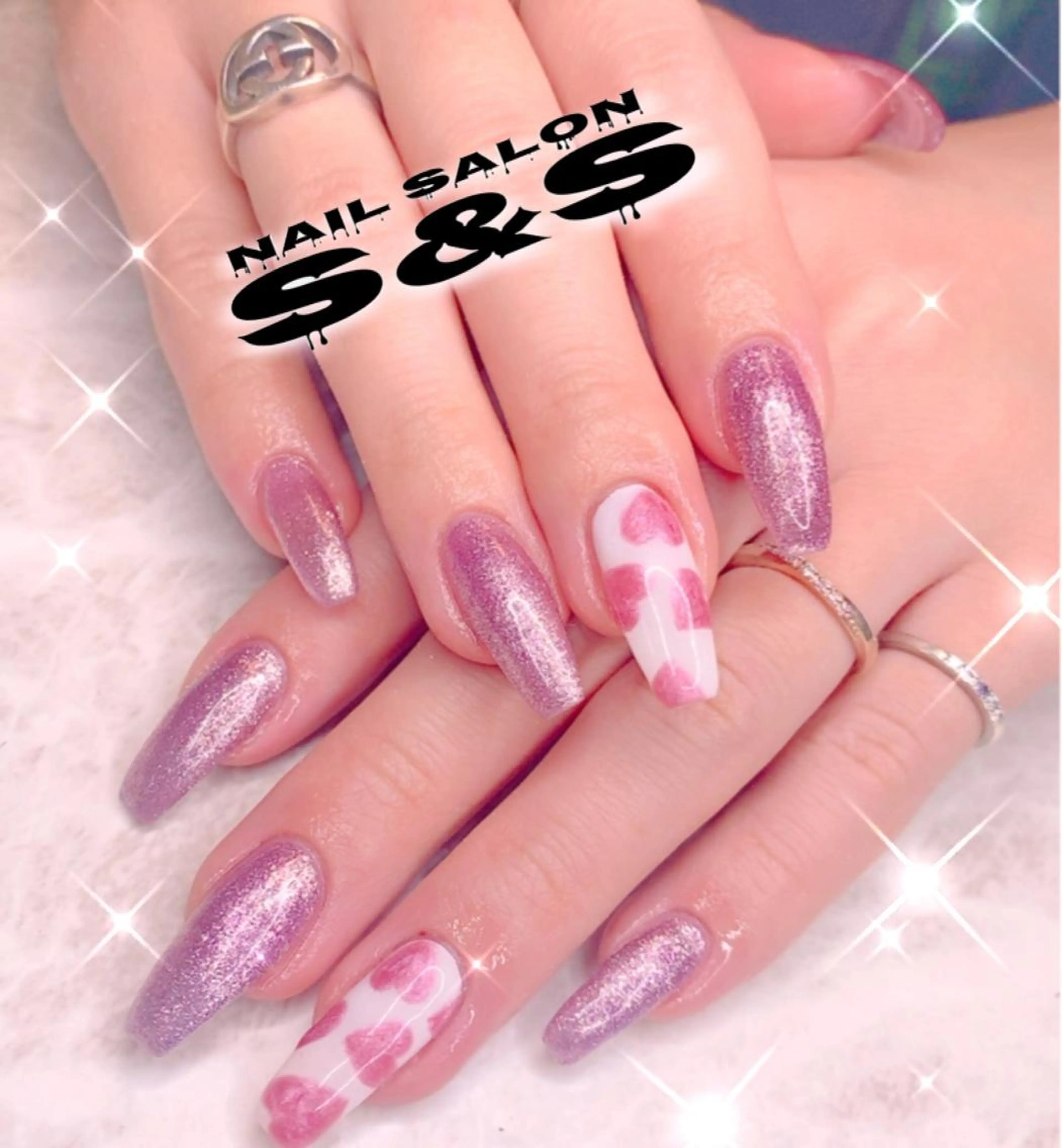 ネイル 長さ出し メンズネイル 持ち込み スカルプネイル S&S 村田小百合のネイルデザイン