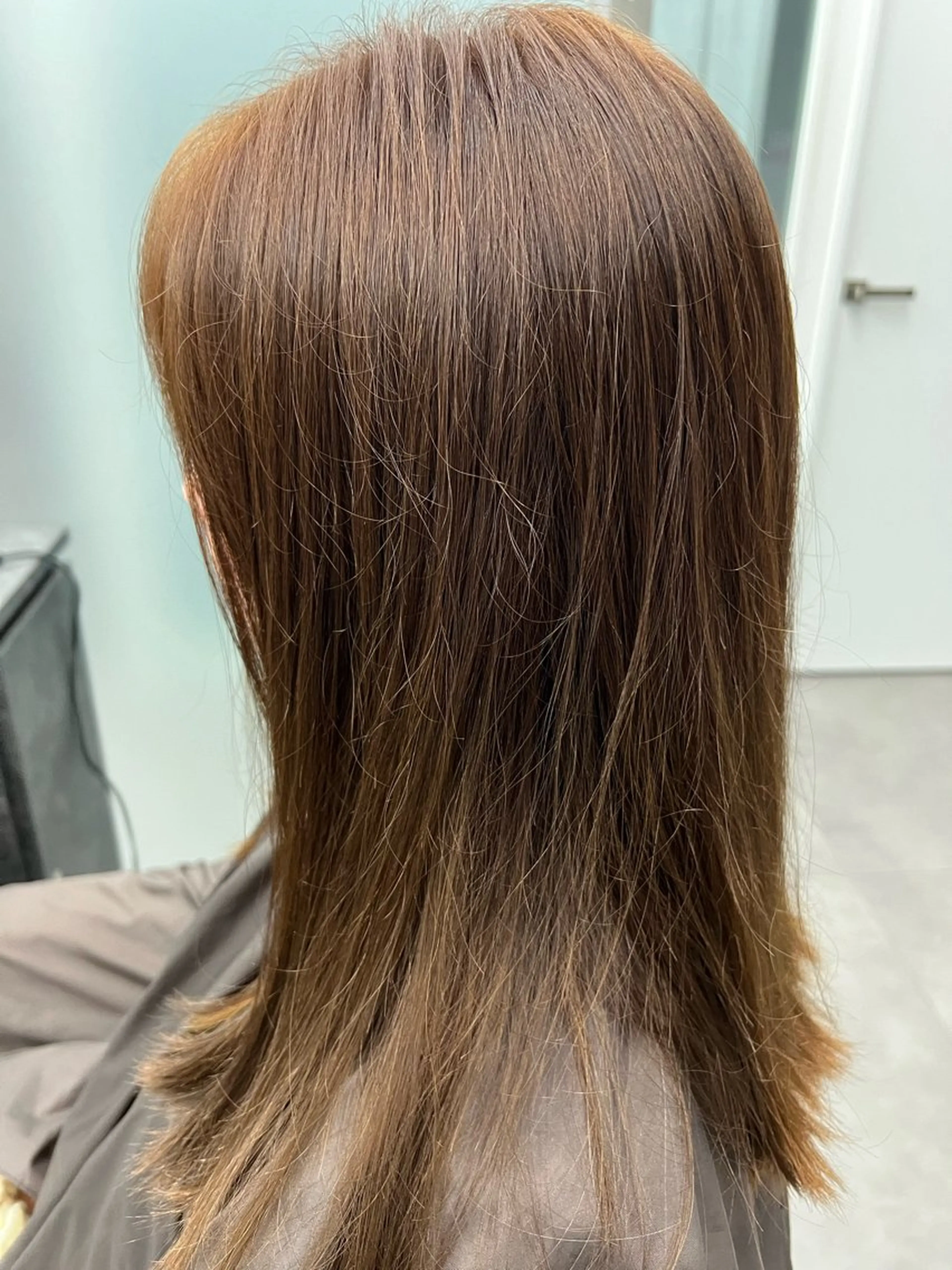 セミロング カラー ブリーチ ハイトーン /愛子のヘアスタイル