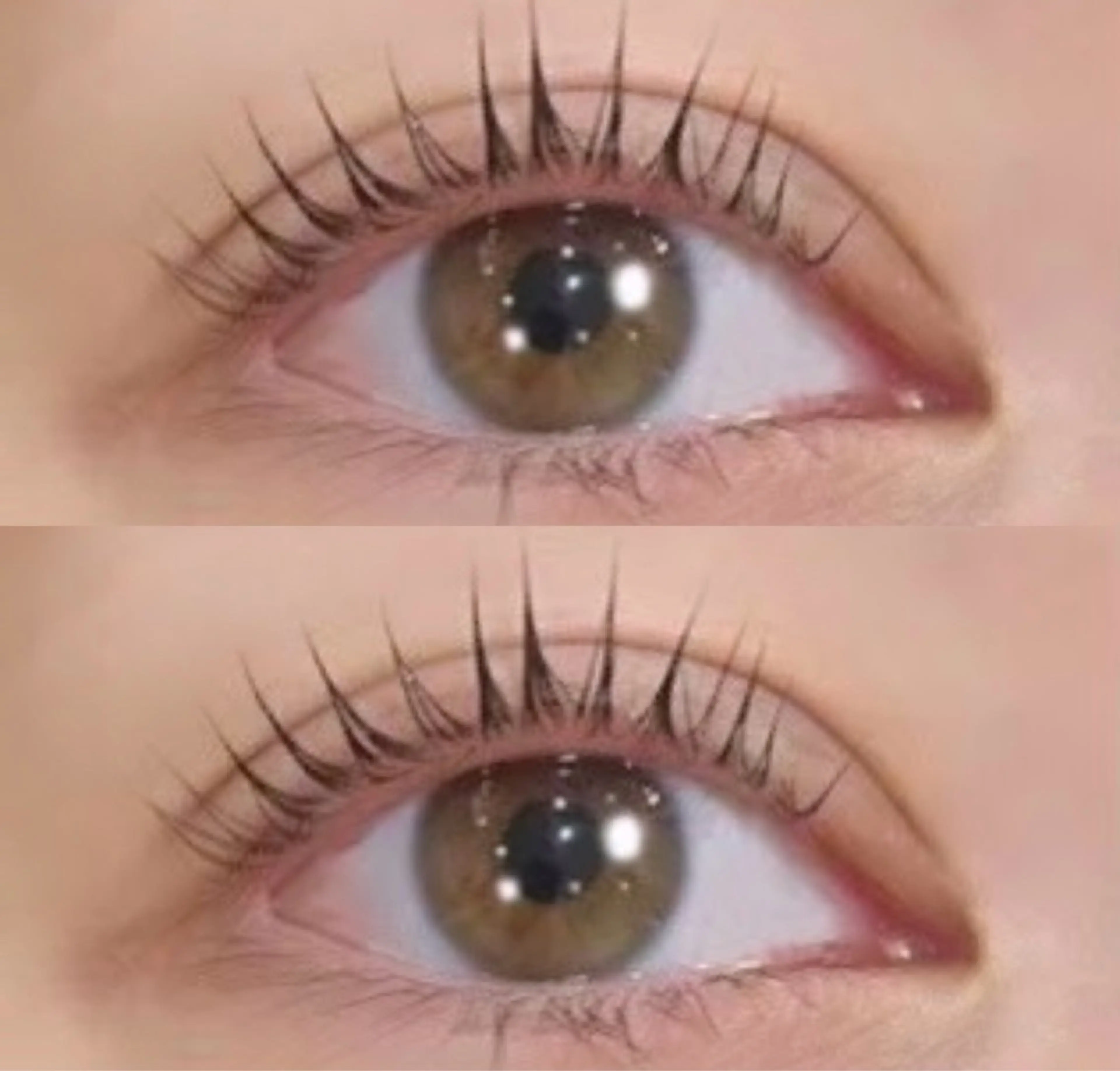 マツエク・マツパ パリジェンヌラッシュリフト eve🐰束間まつ毛 /透明感カラーのヘアスタイル