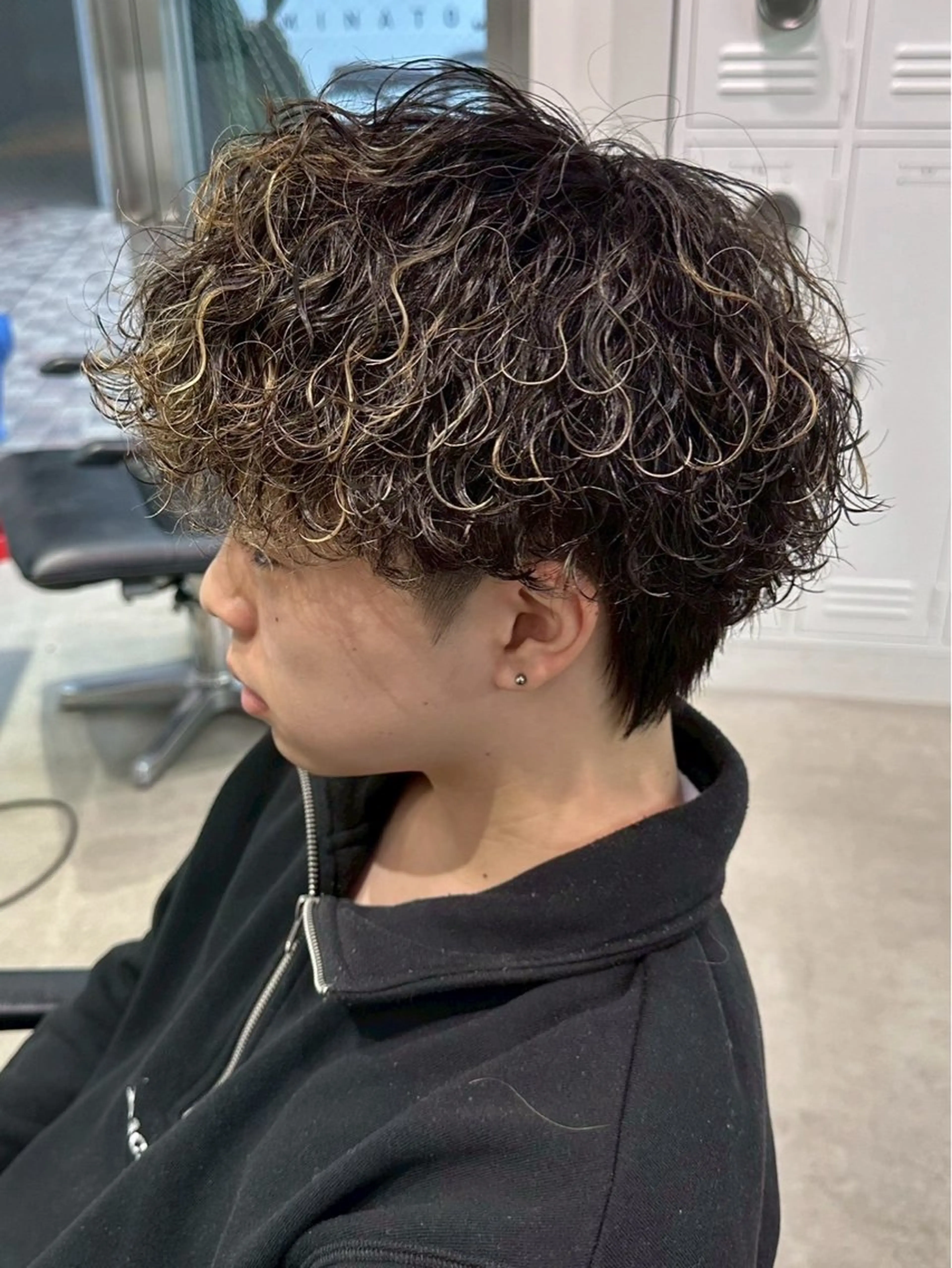 パーマ メンズ fifth天神メンズ パーマ特化／内山遥斗のヘアスタイル