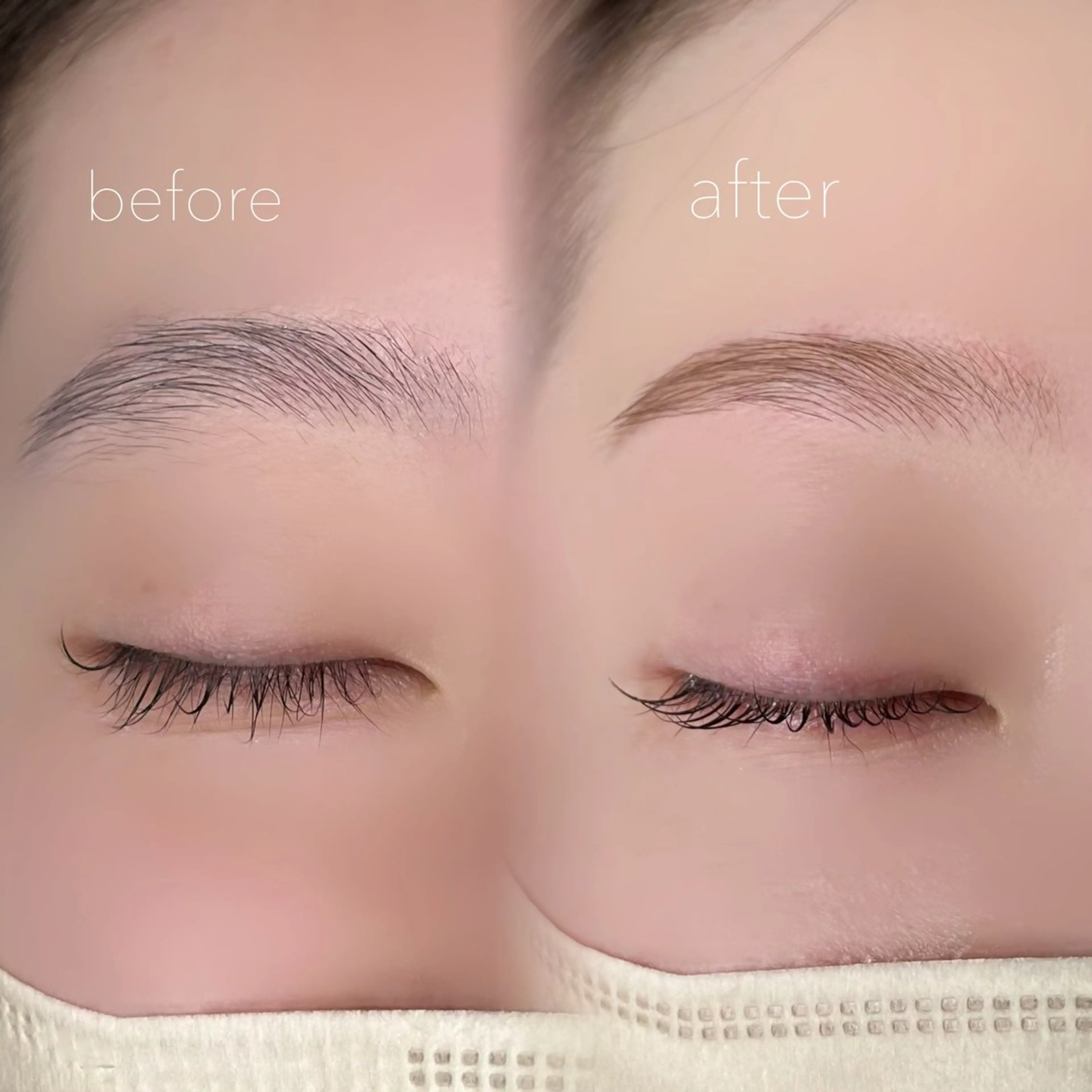 eyebrow wax➕　カラーの写真