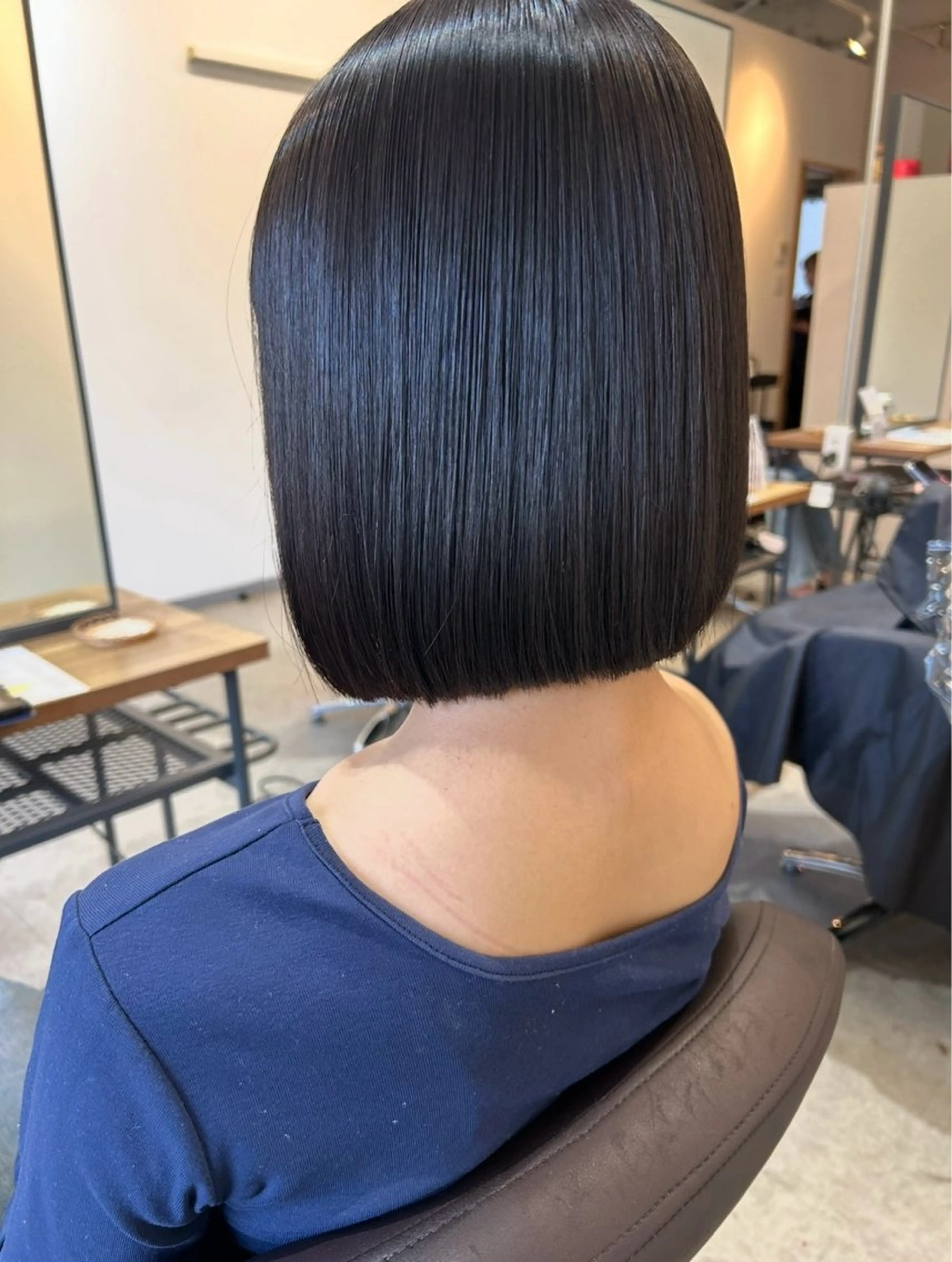 ショート ボブ 髪質改善 似合わせカット ショートヘア 縮毛矯正 縮毛矯正 ✨️ストレート ✨️久留米美容室のヘアスタイル