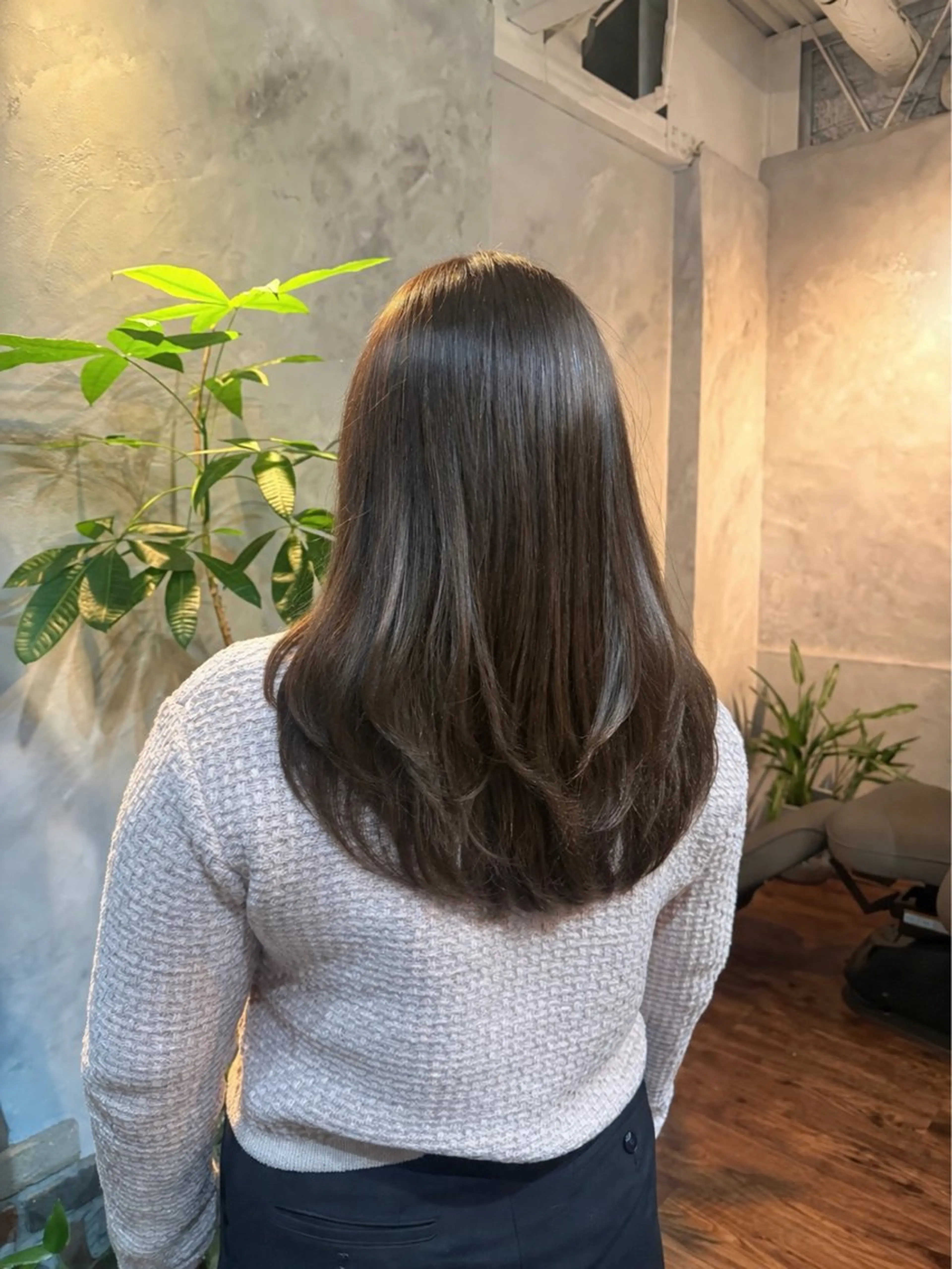 ロング レイヤーカット カット 髪質改善&艶髪　miroa （ミロア）所属・天神/髪質改善カラー miroa/miyuのヘアスタイル