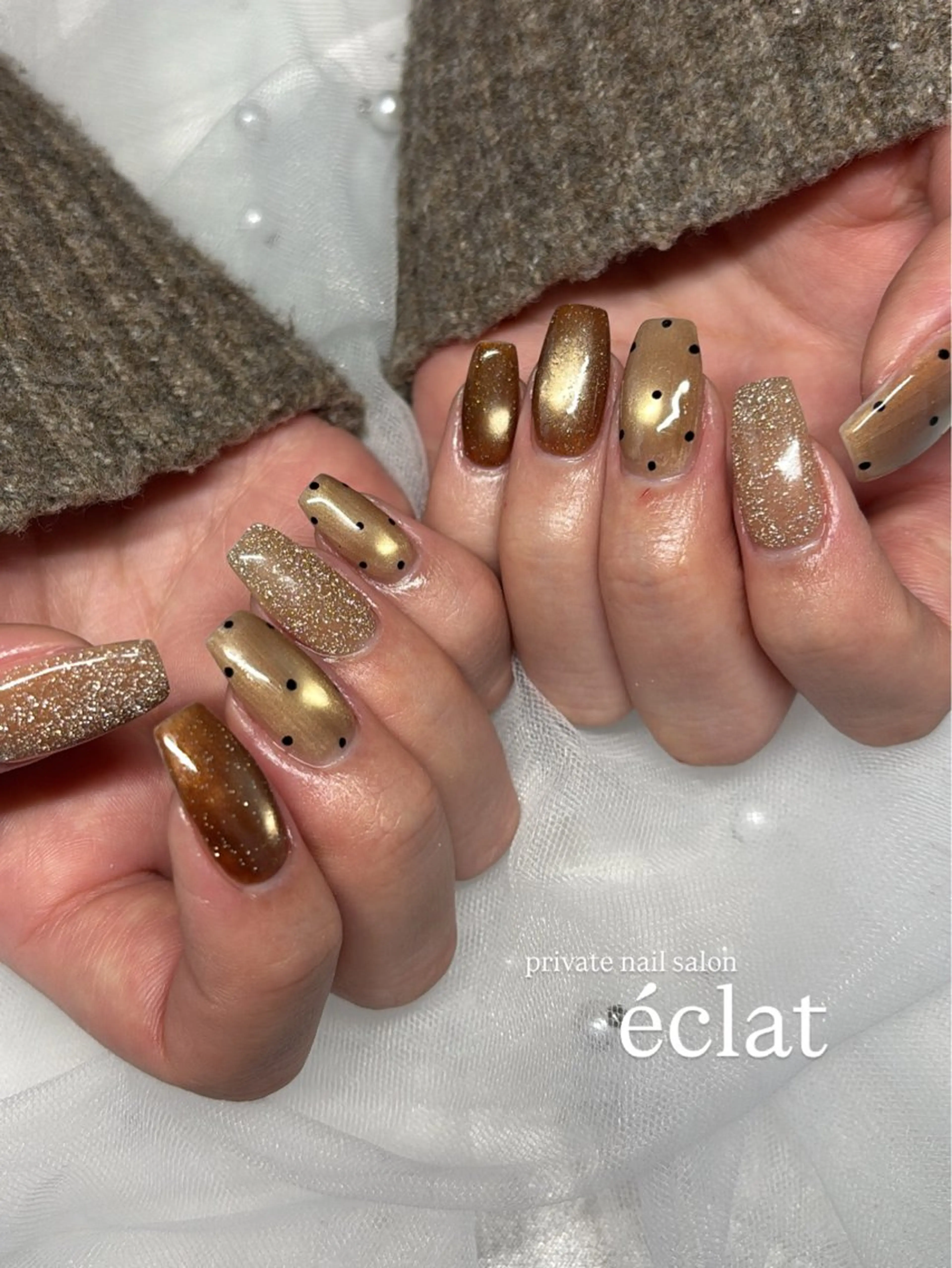 ネイル 持ち込み ハンドネイル éclat所属・éclat エクラのネイルデザイン