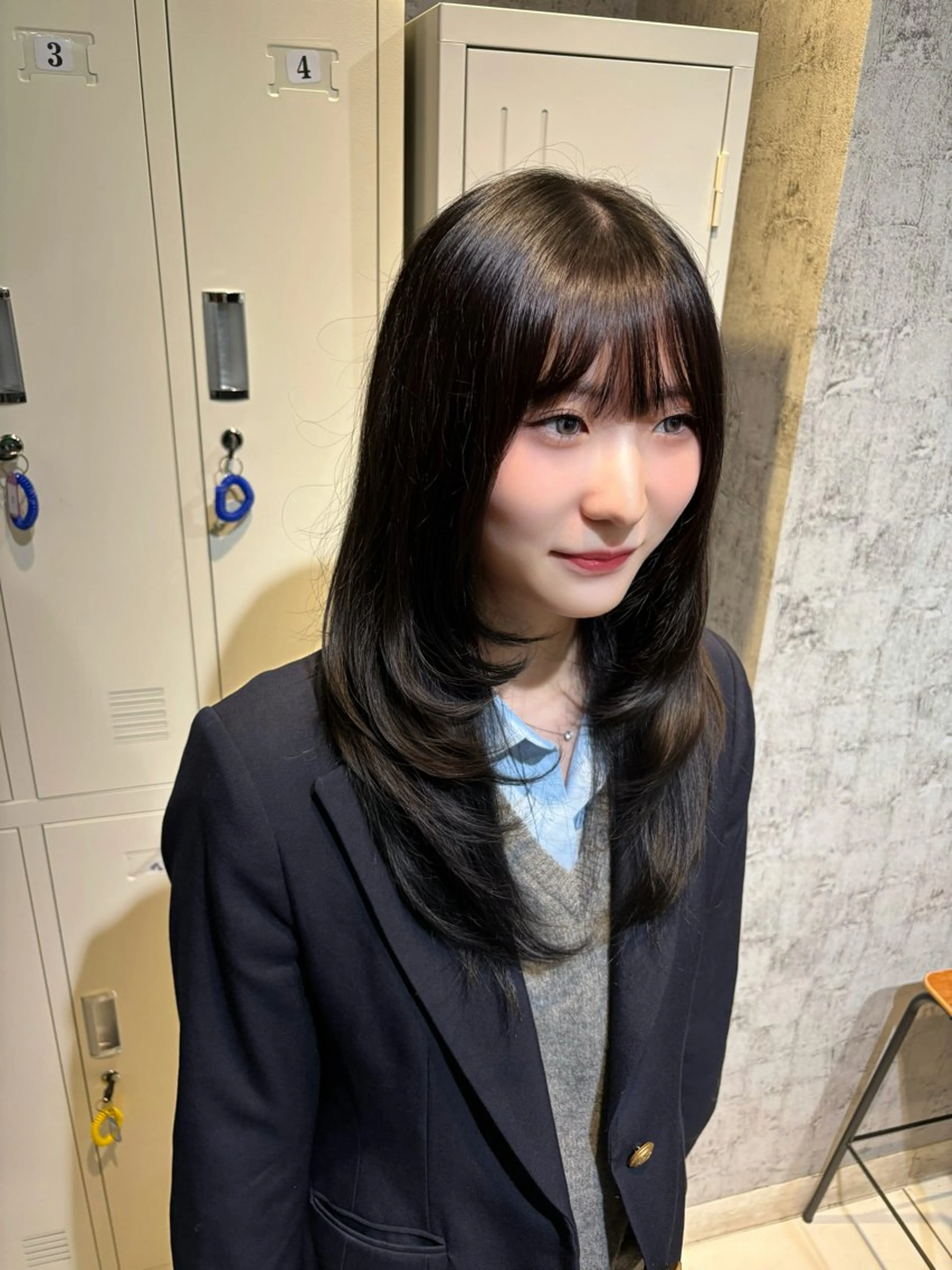 ロング カラー カット ヘアカラー 韓国レイヤー/カラー 🐈‍⬛💗miyuのヘアスタイル