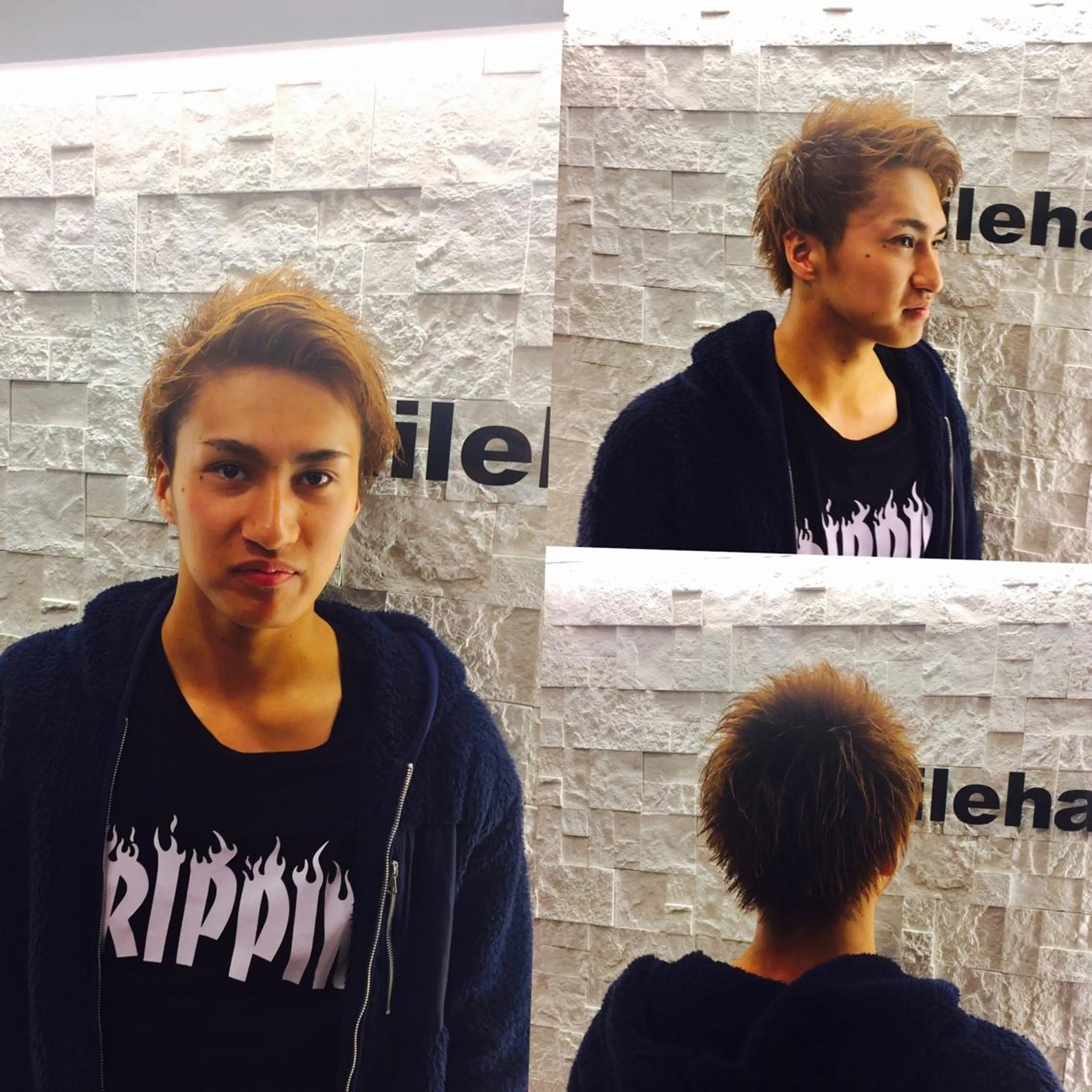 ショート カラー メンズ メンズブリーチ メンズハイトーン アッシュ アッシュブラウン ブリーチ カット ヘアカラー 前田賢生 ご新規様はNGのヘアスタイル