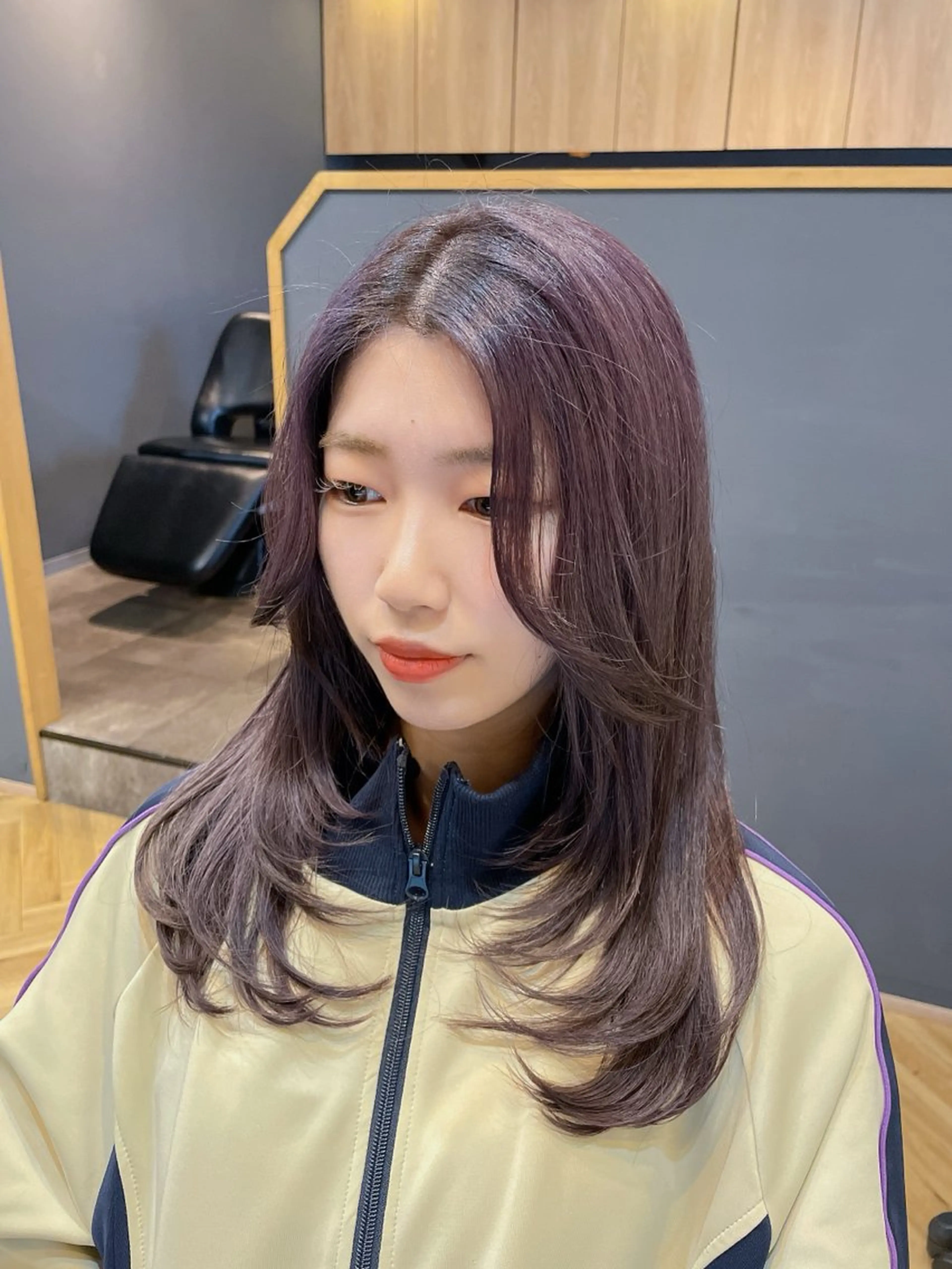 ロング カット ヘアカラー 韓国ヘア/レイヤー 🇰🇷/艶髪/長橋のヘアスタイル