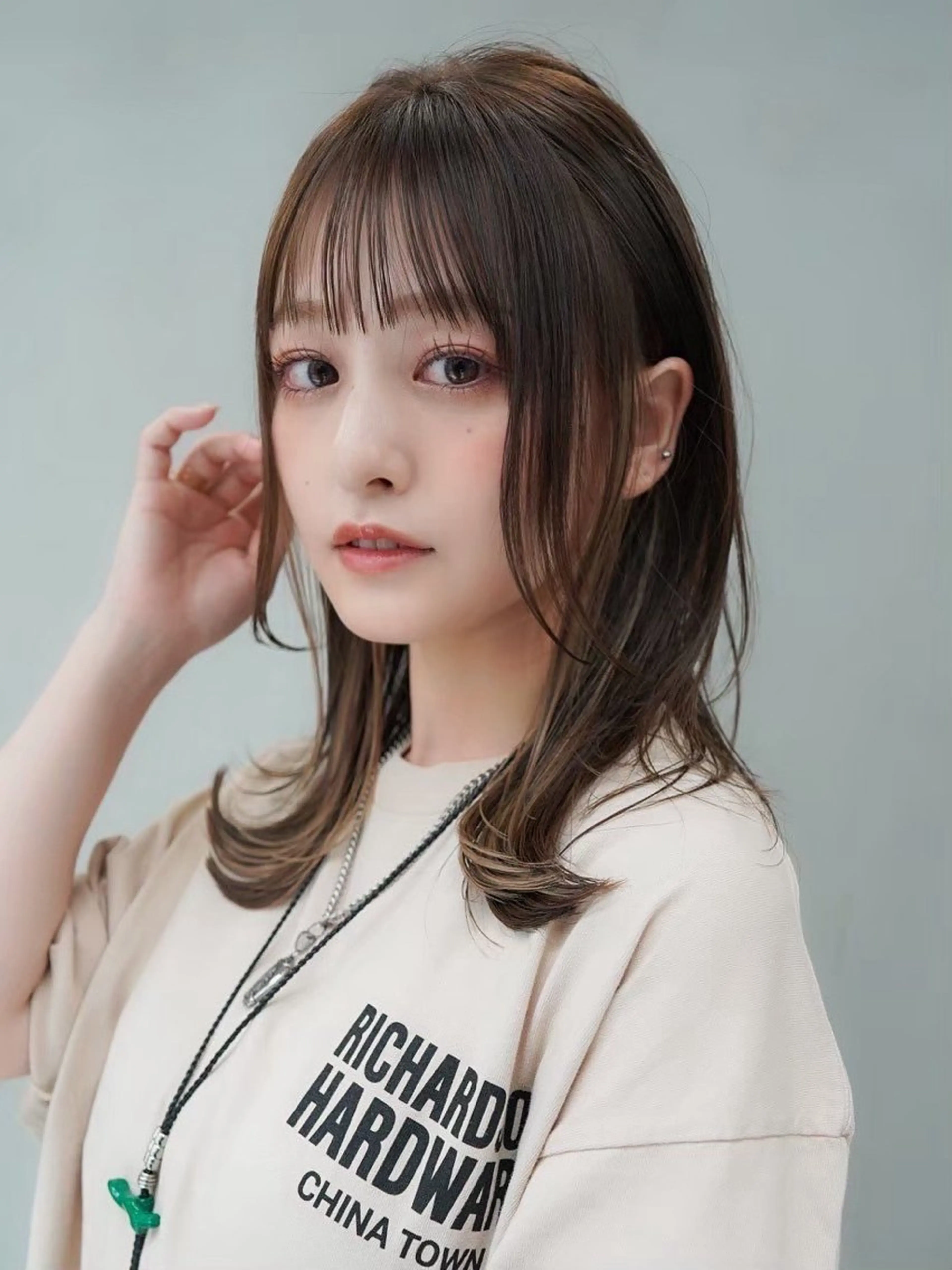 ミディアム カラー MISAKI🪐 💫のヘアスタイル