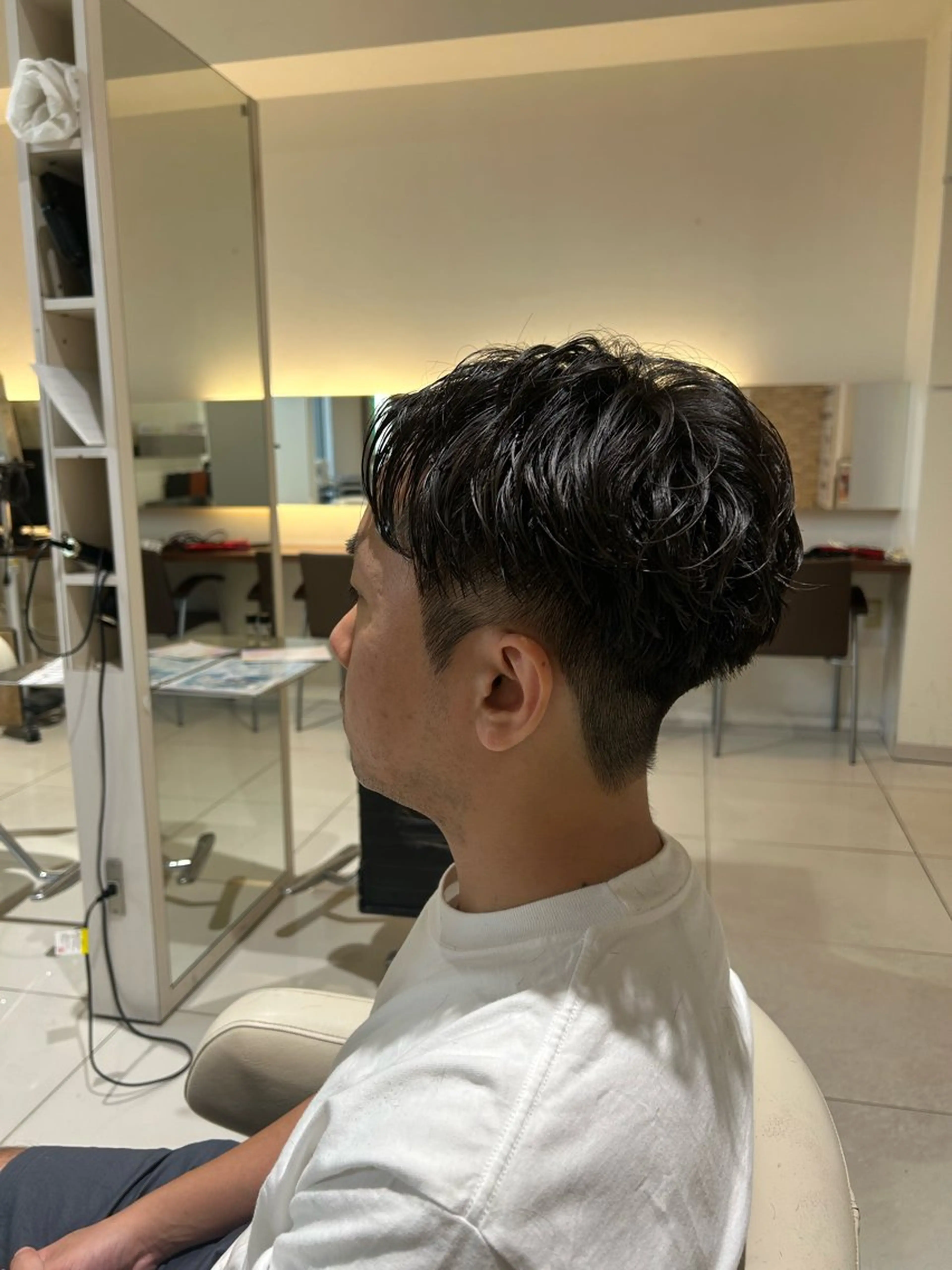 パーマ メンズ 窪田 百花のヘアスタイル