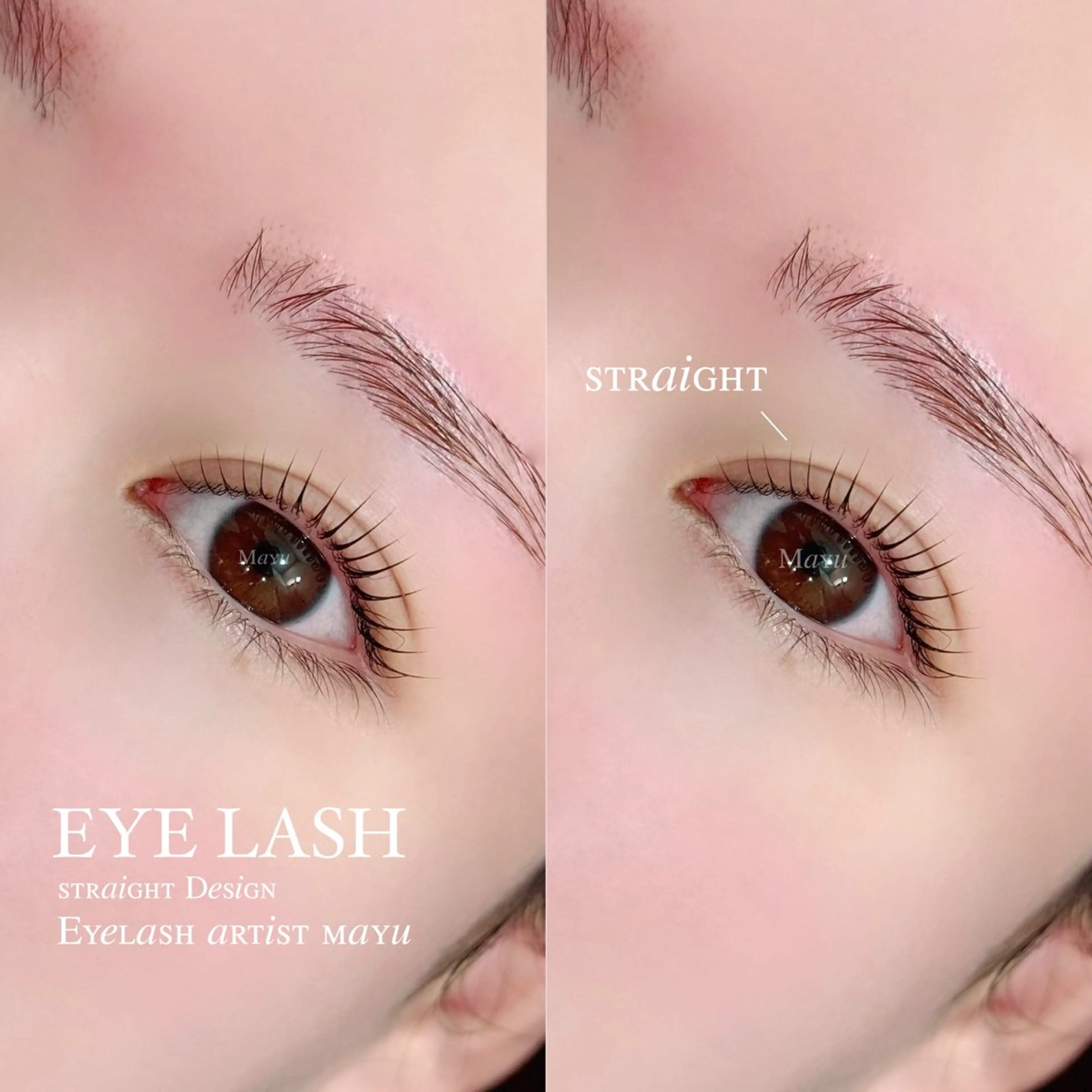 マツエク・マツパ マツパ 𝗠𝗔𝗬𝗨 🌙のマツエク・マツパデザイン