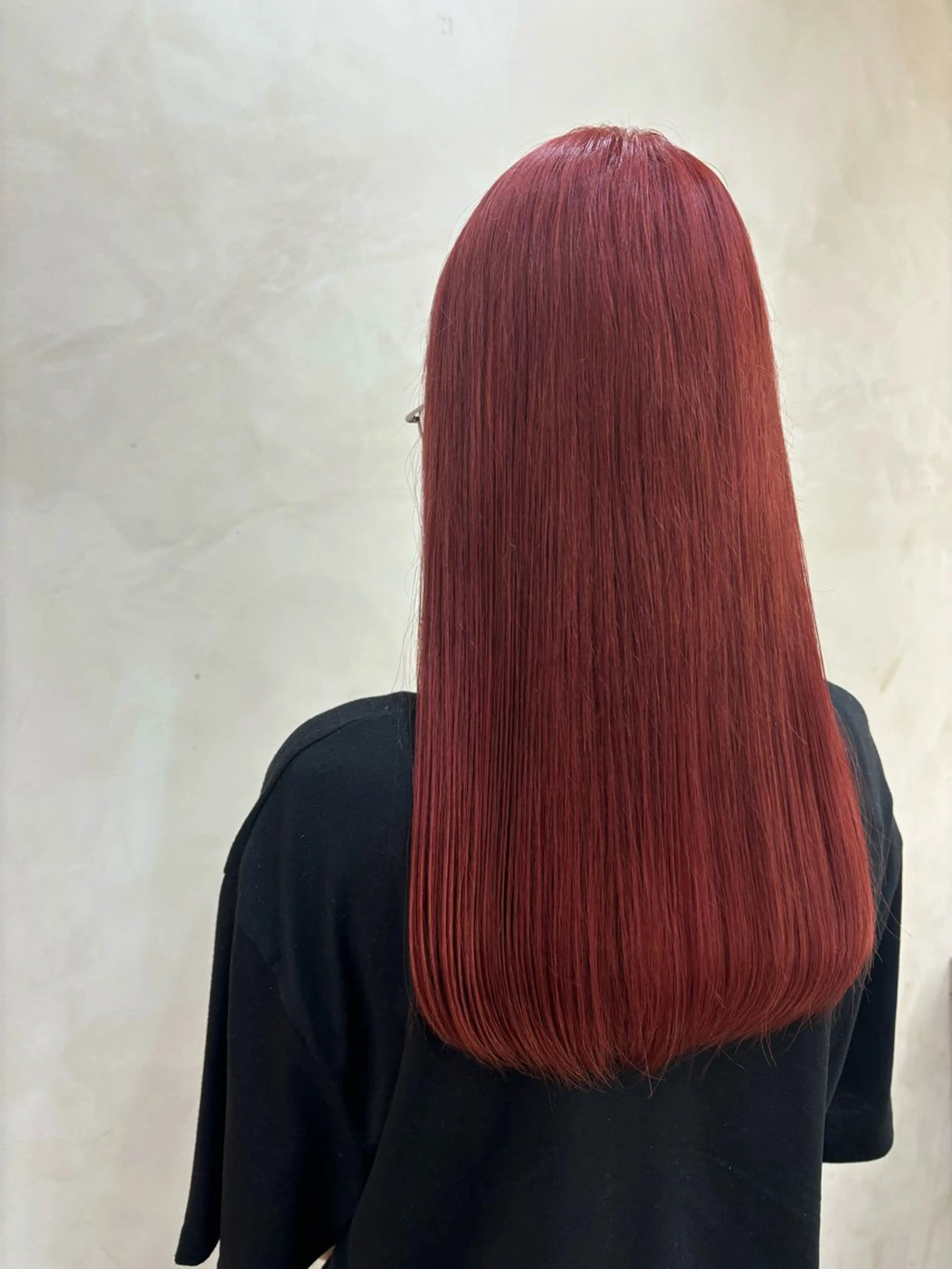 カラー ヘアカラー トリートメント ミルクティ/ピンク/ レイヤー/yuriaのヘアスタイル