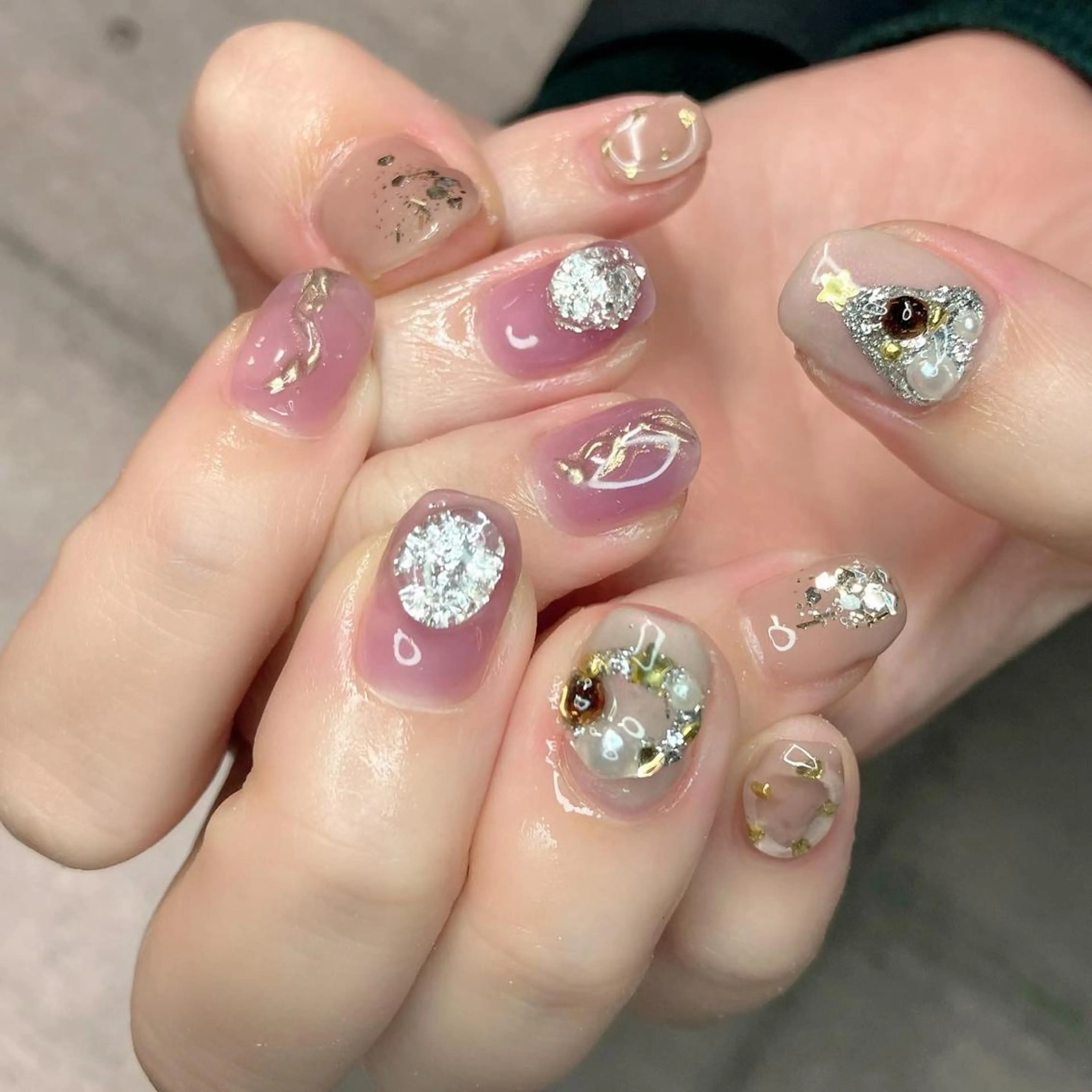 ネイル 冬ネイル クリスマス nail salon mのネイルデザイン