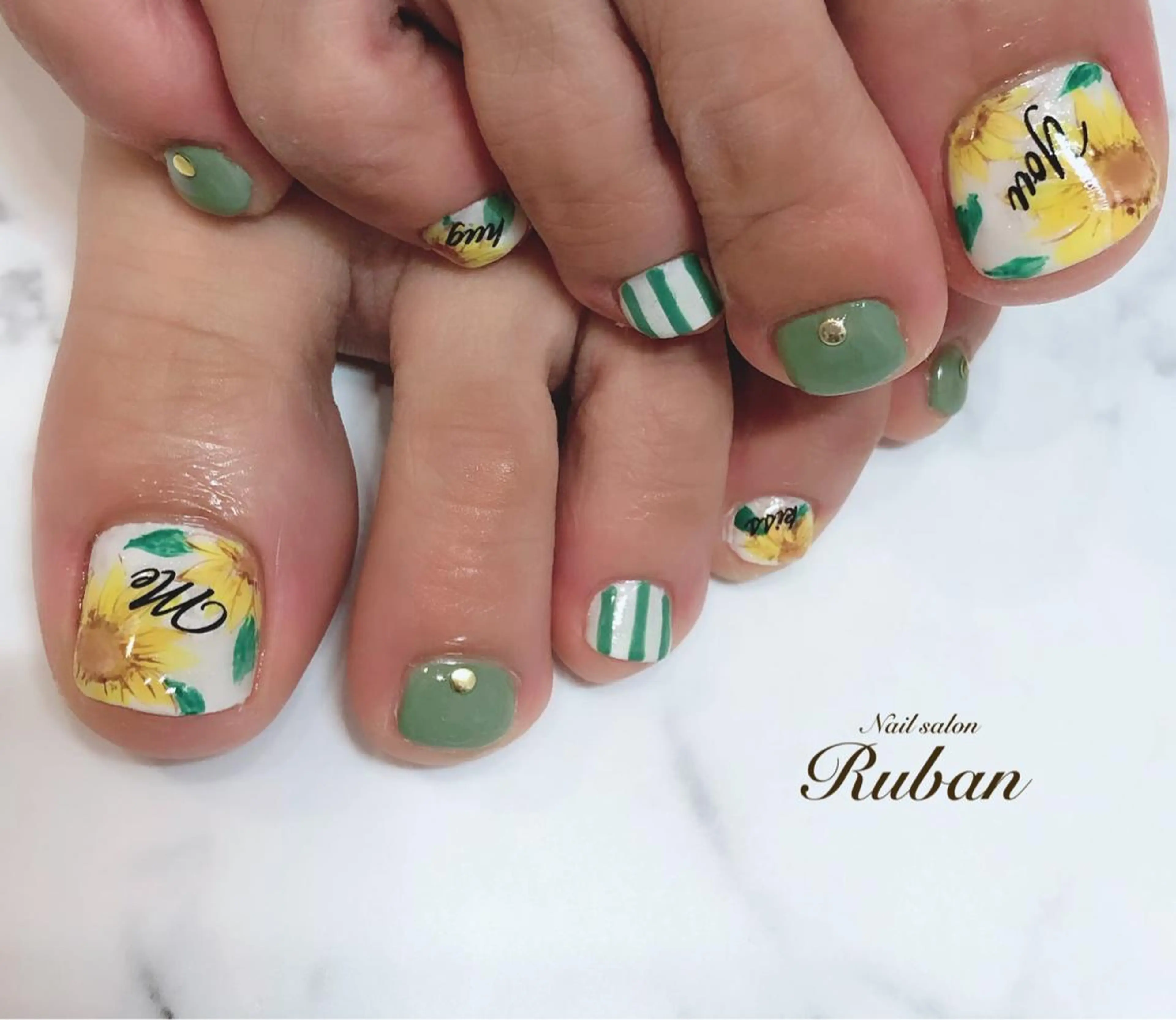 ネイル フットネイル Nail salon Ruban所属・Nail salon Rubanのネイルデザイン