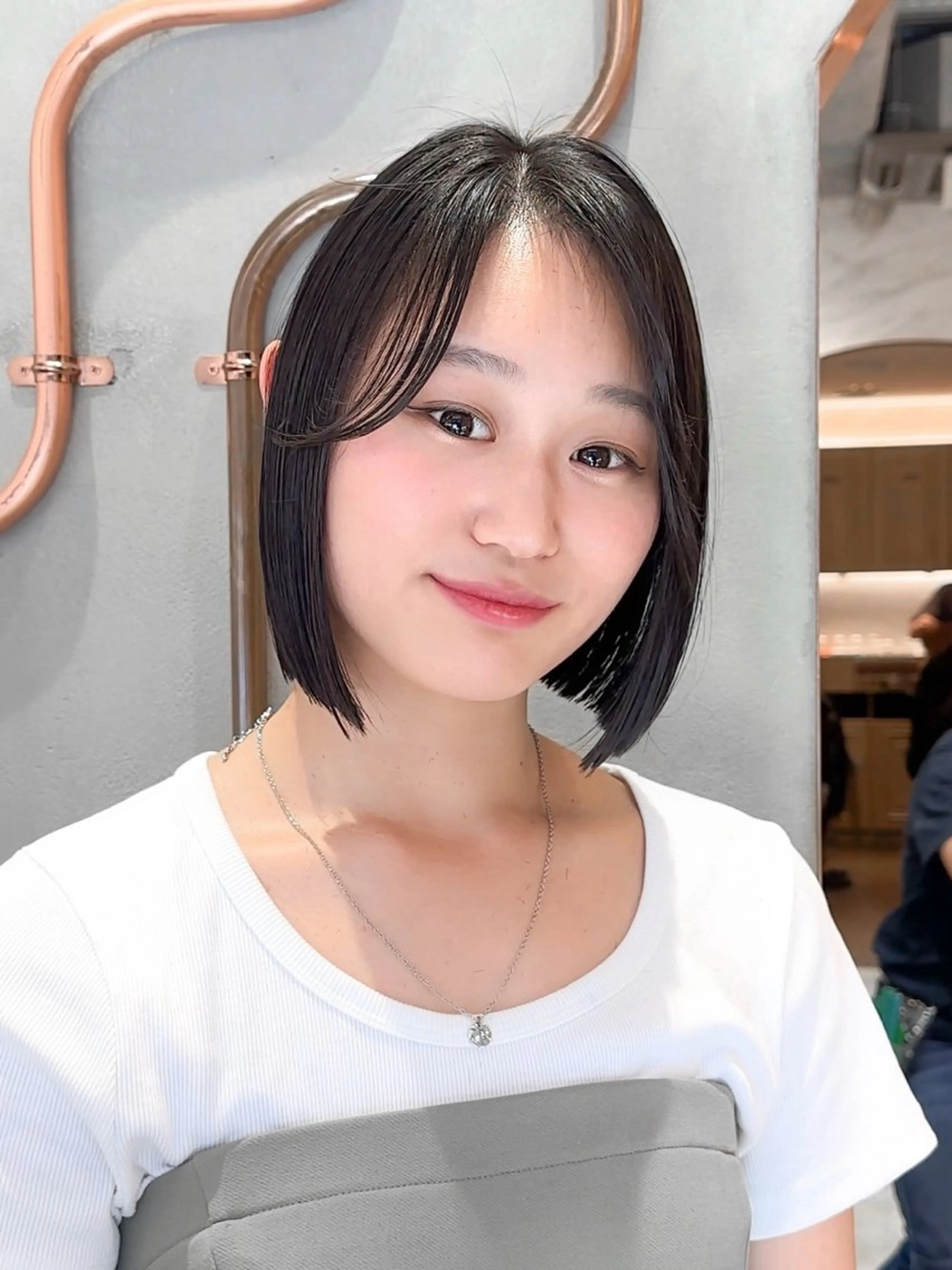 ミディアム 縮毛矯正/韓国ヘア /レイヤー🎀ミズキのヘアスタイル
