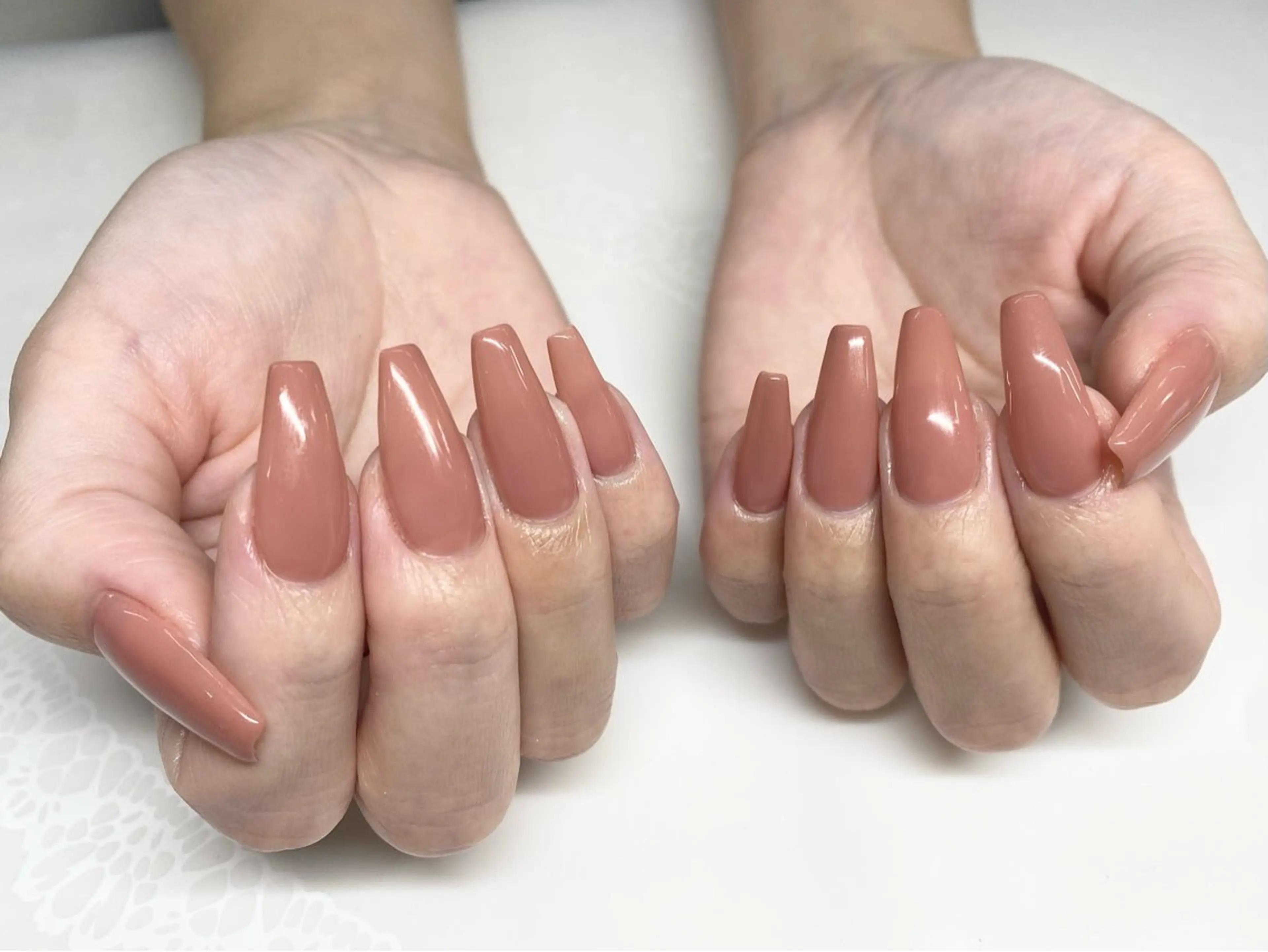 ネイル ワンカラーネイル ♡うるちゅるネイル♡ TENTのネイルデザイン